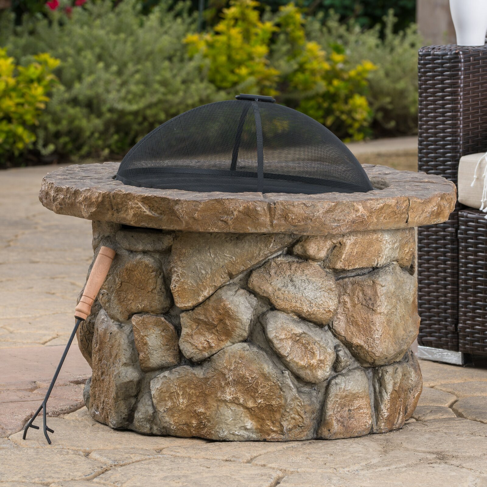 Faux Stone Fire Pit