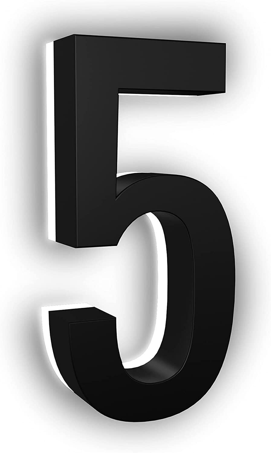 Floating Individual Modern Backlit House Numbers