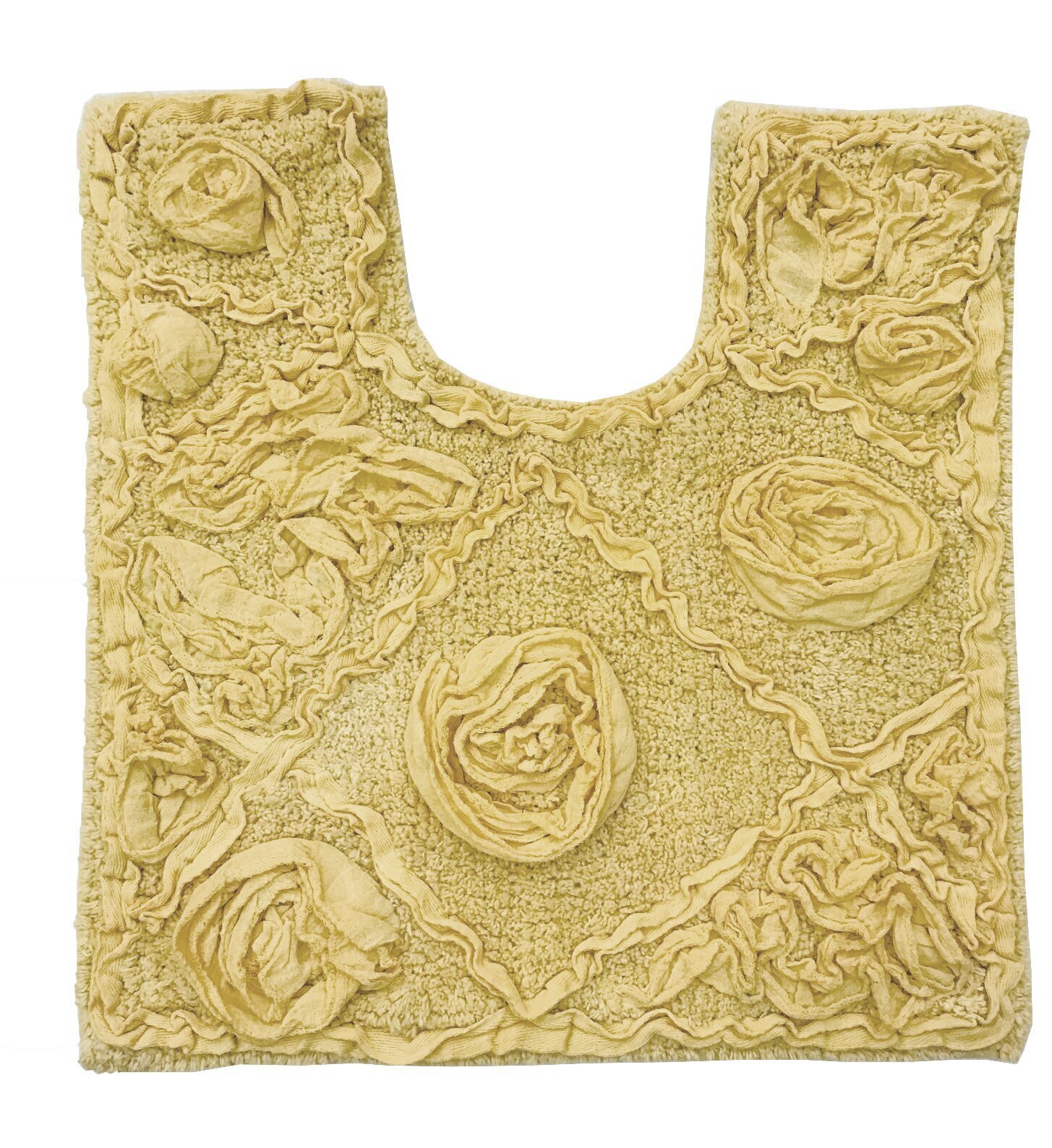 Floral Designer Bath Rug