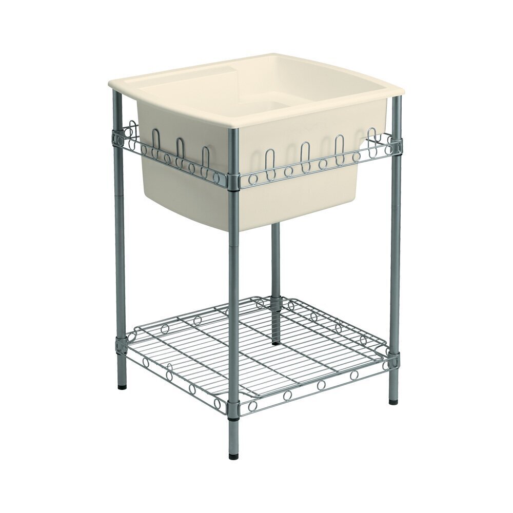 Free Standing Faucet less Utility Sink