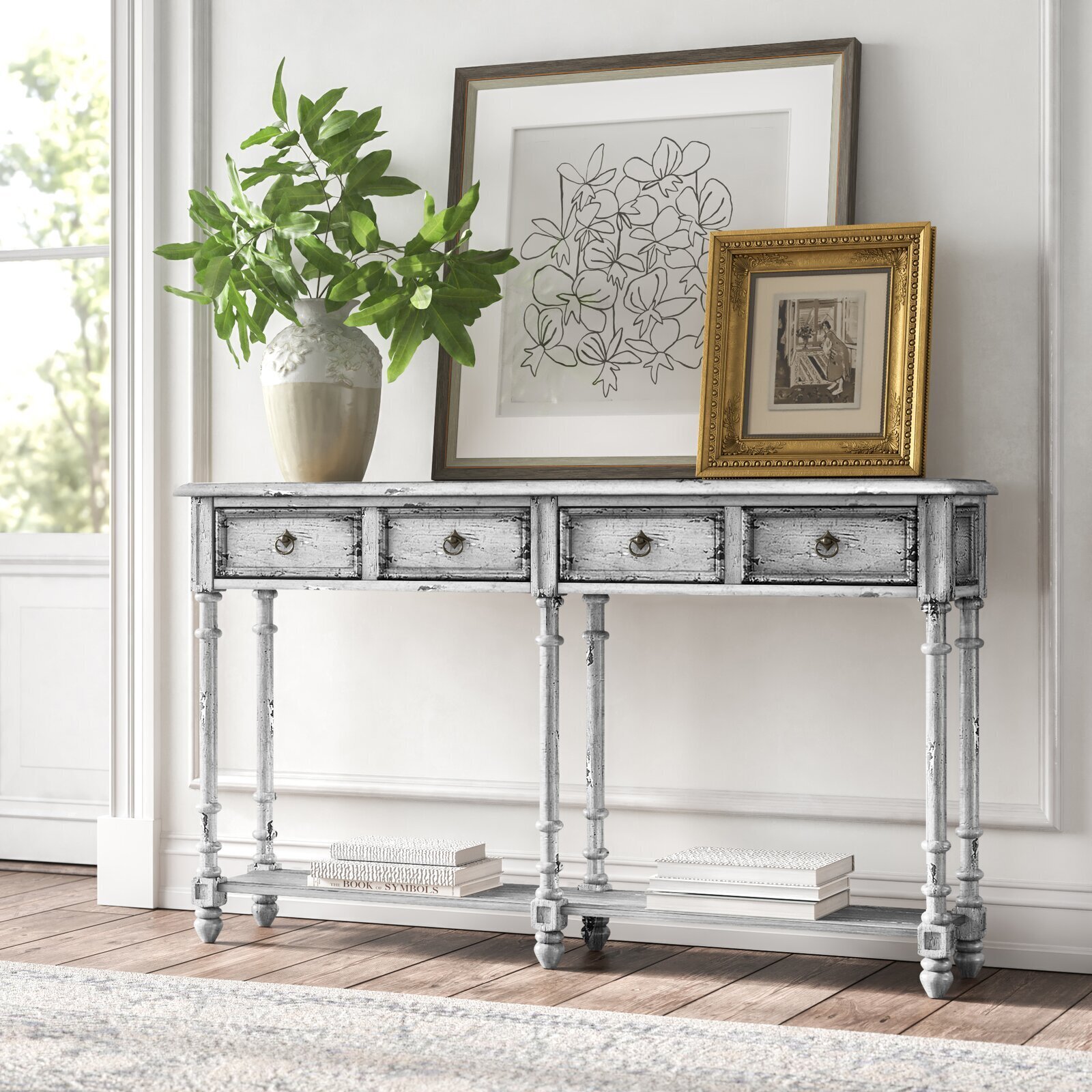 French Country Console Table