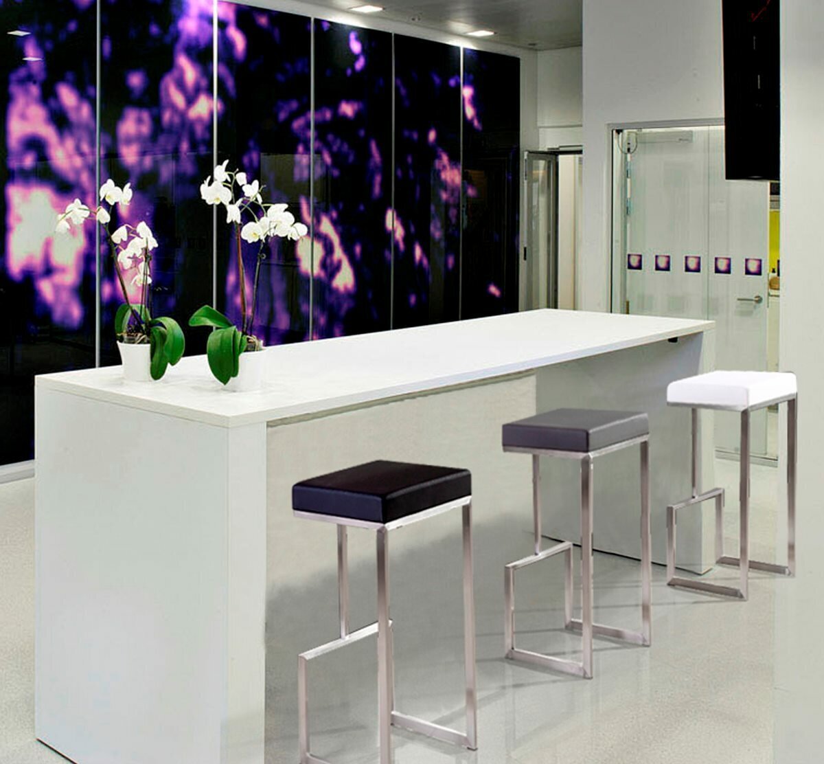 Geometric Modern Bar Stools