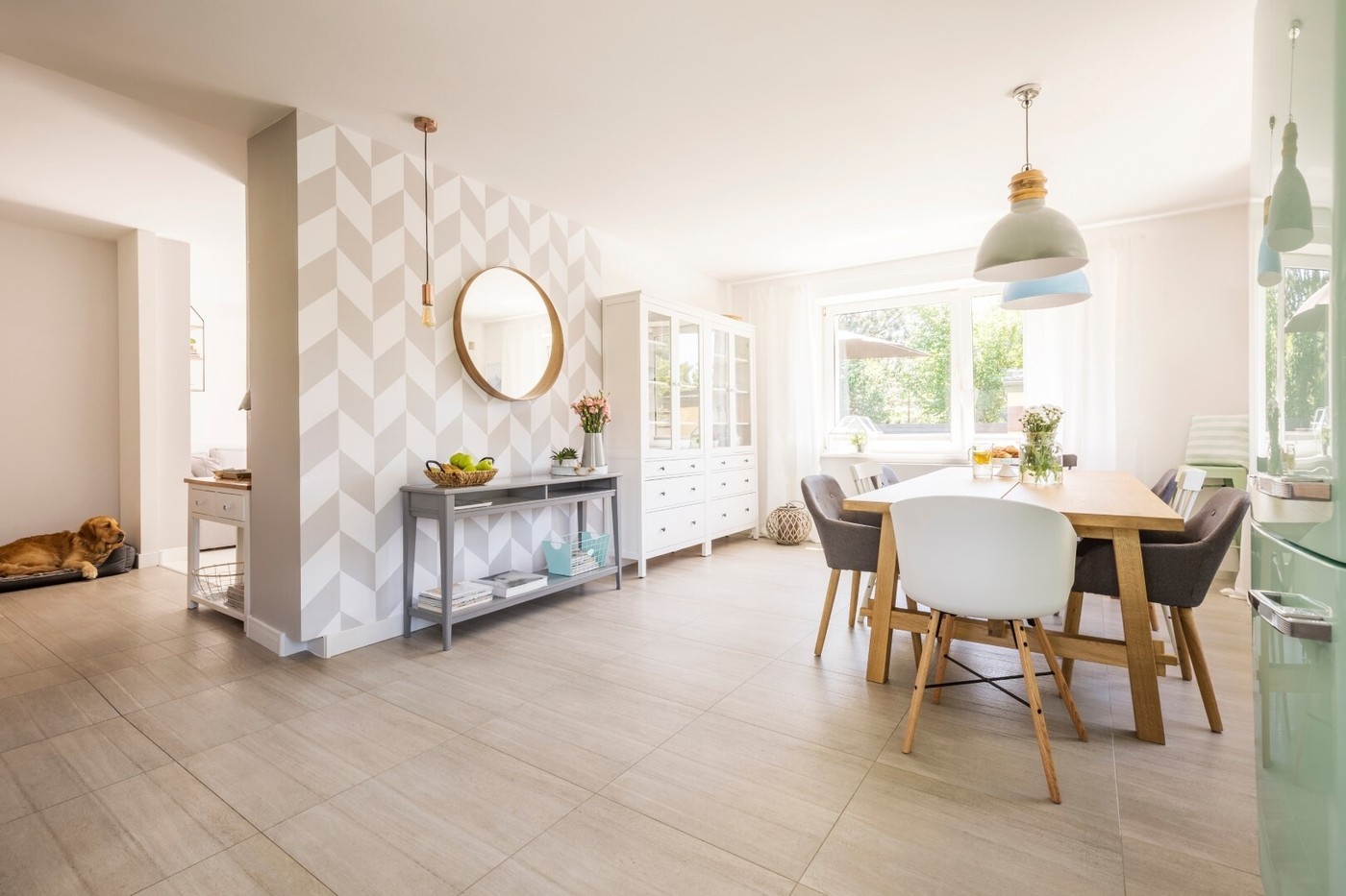 Geometric wallpaper