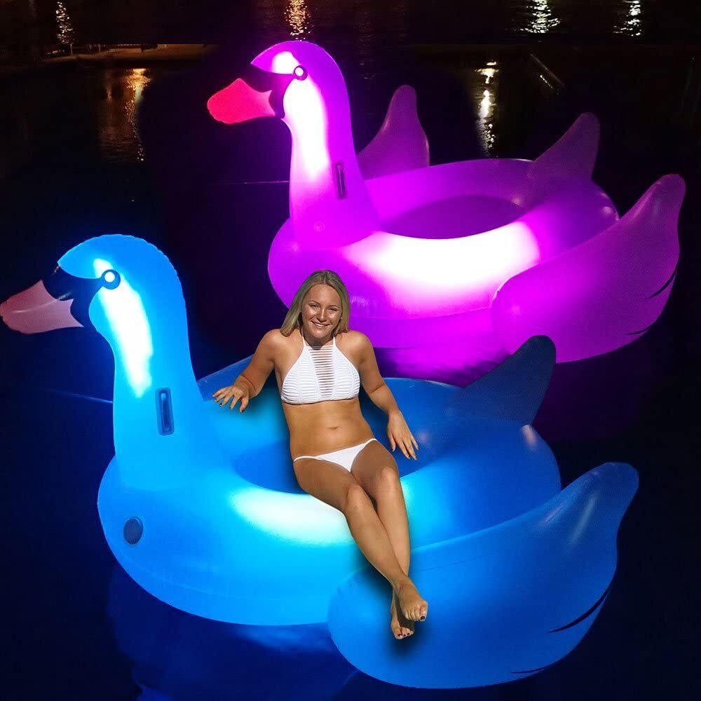 Giant LED Light Up Swan