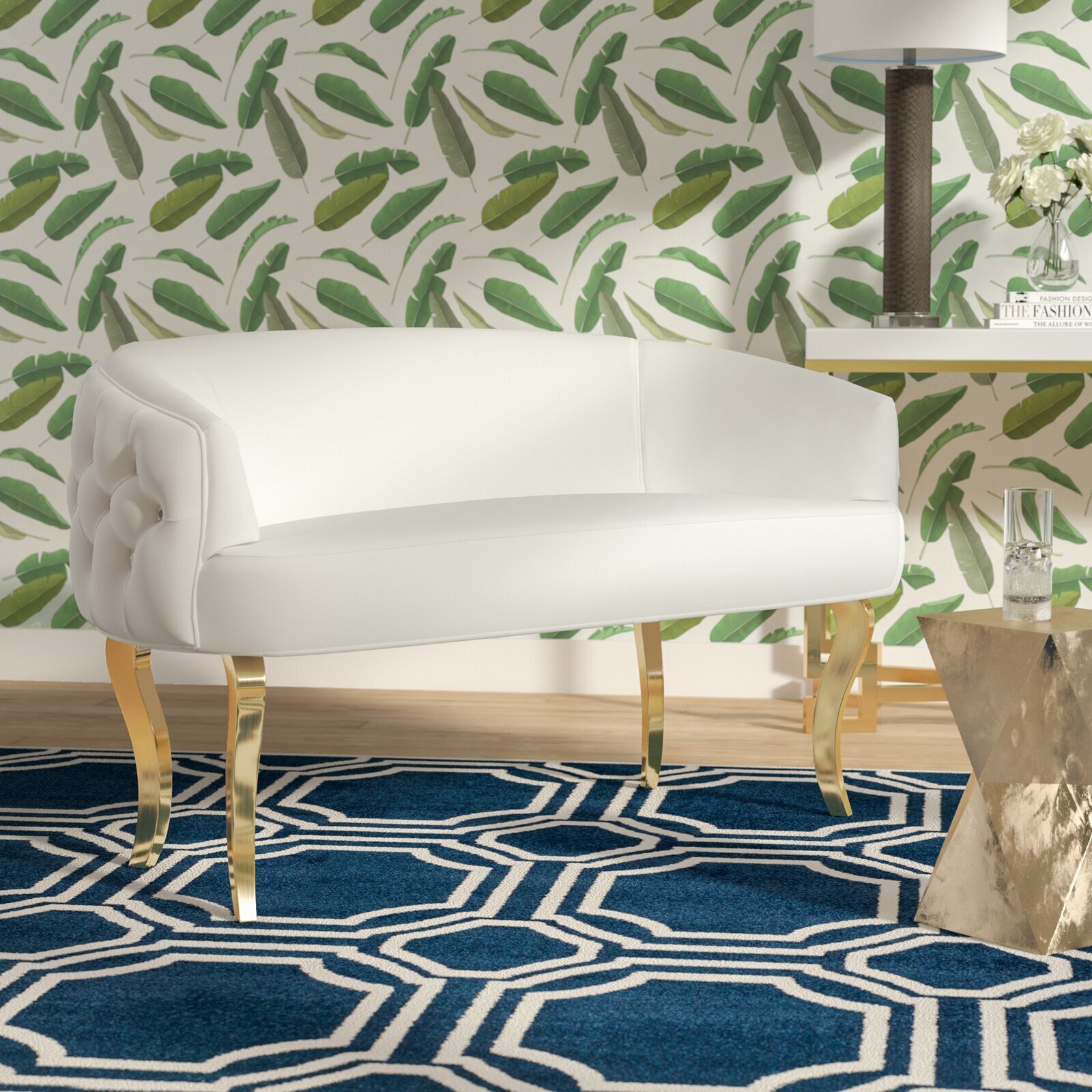 Glamorous Velvet Loveseat