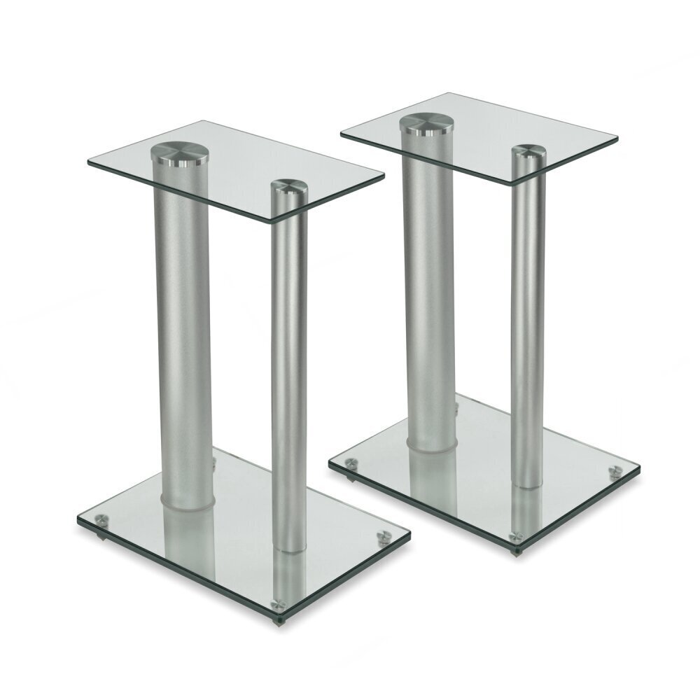 Glass and Metal Speaker Stands