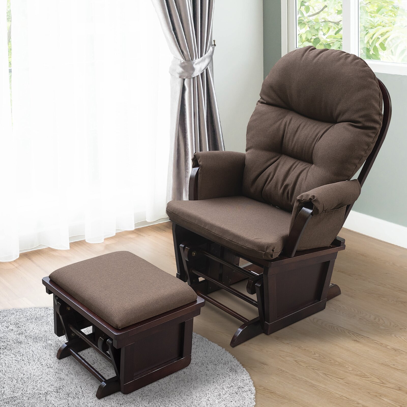 Glider and Ottoman