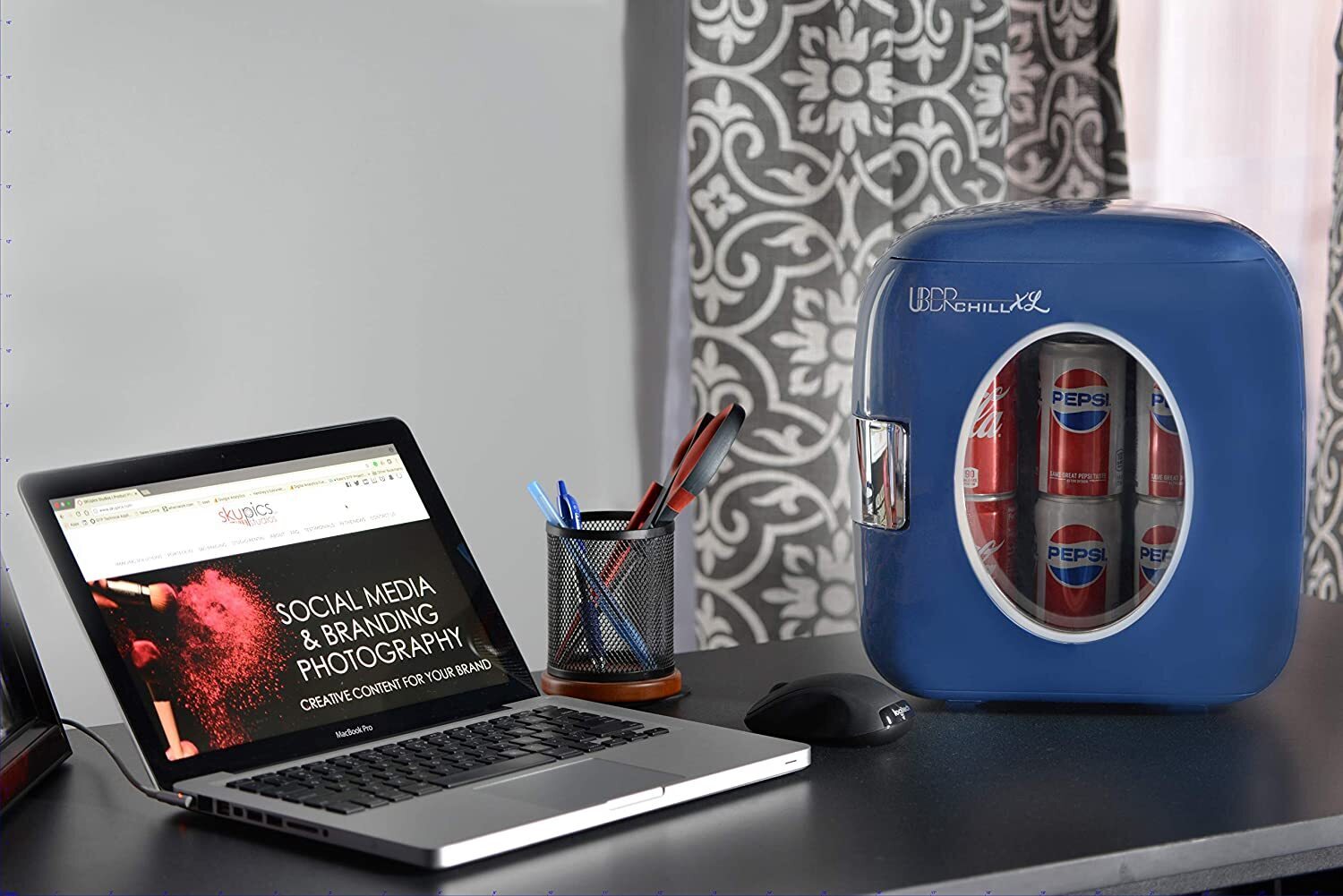 Glossy Unique Mini Fridge