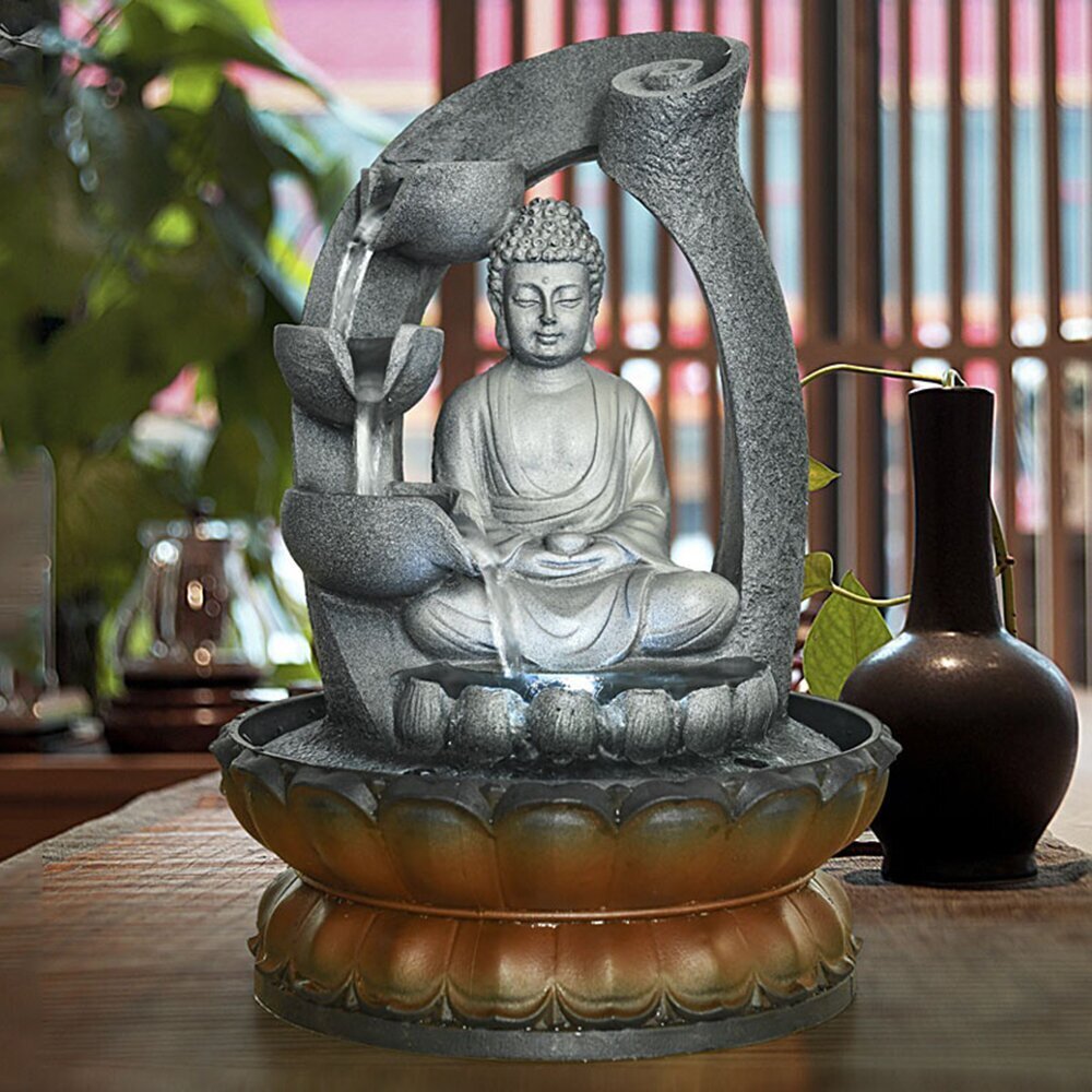 Glowing Buddha Fountain