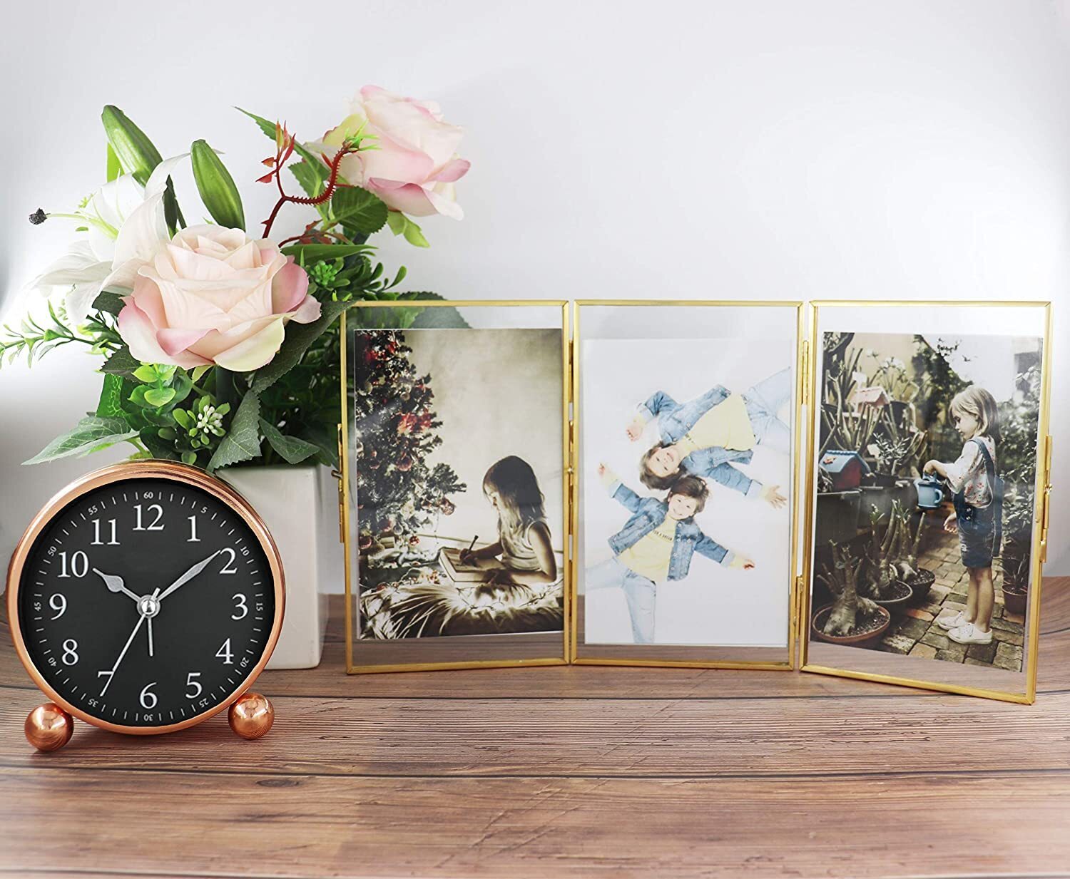 Gold Foldable Picture Frame