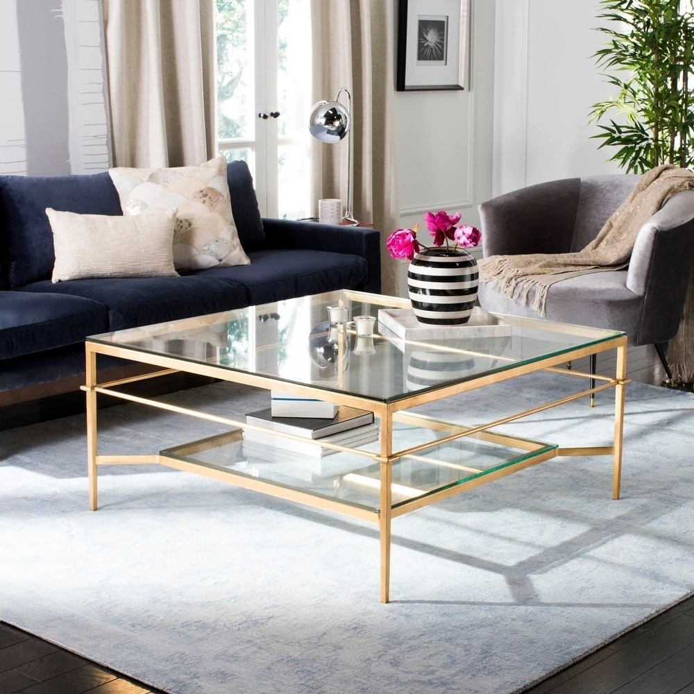 Large Square Glass Coffee Tables