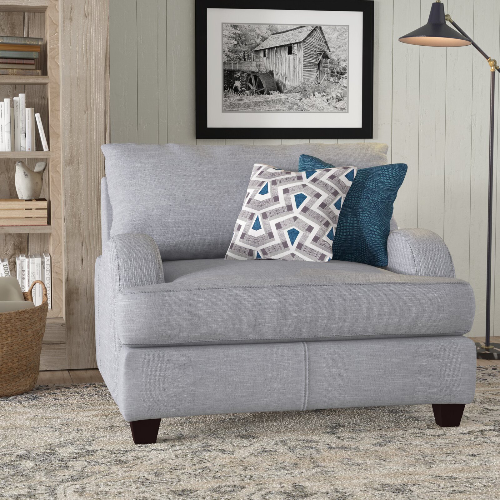Gray Snuggle Chair