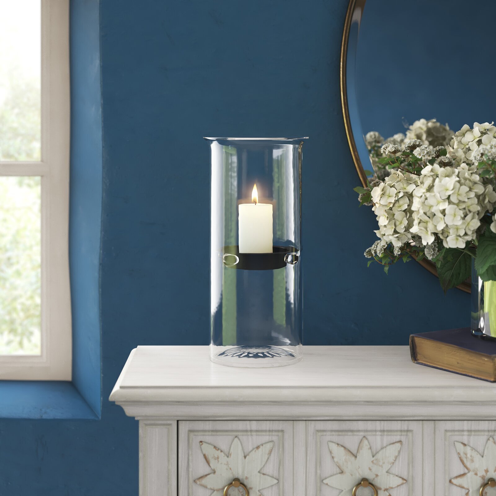 Hurricane Lamp Glass