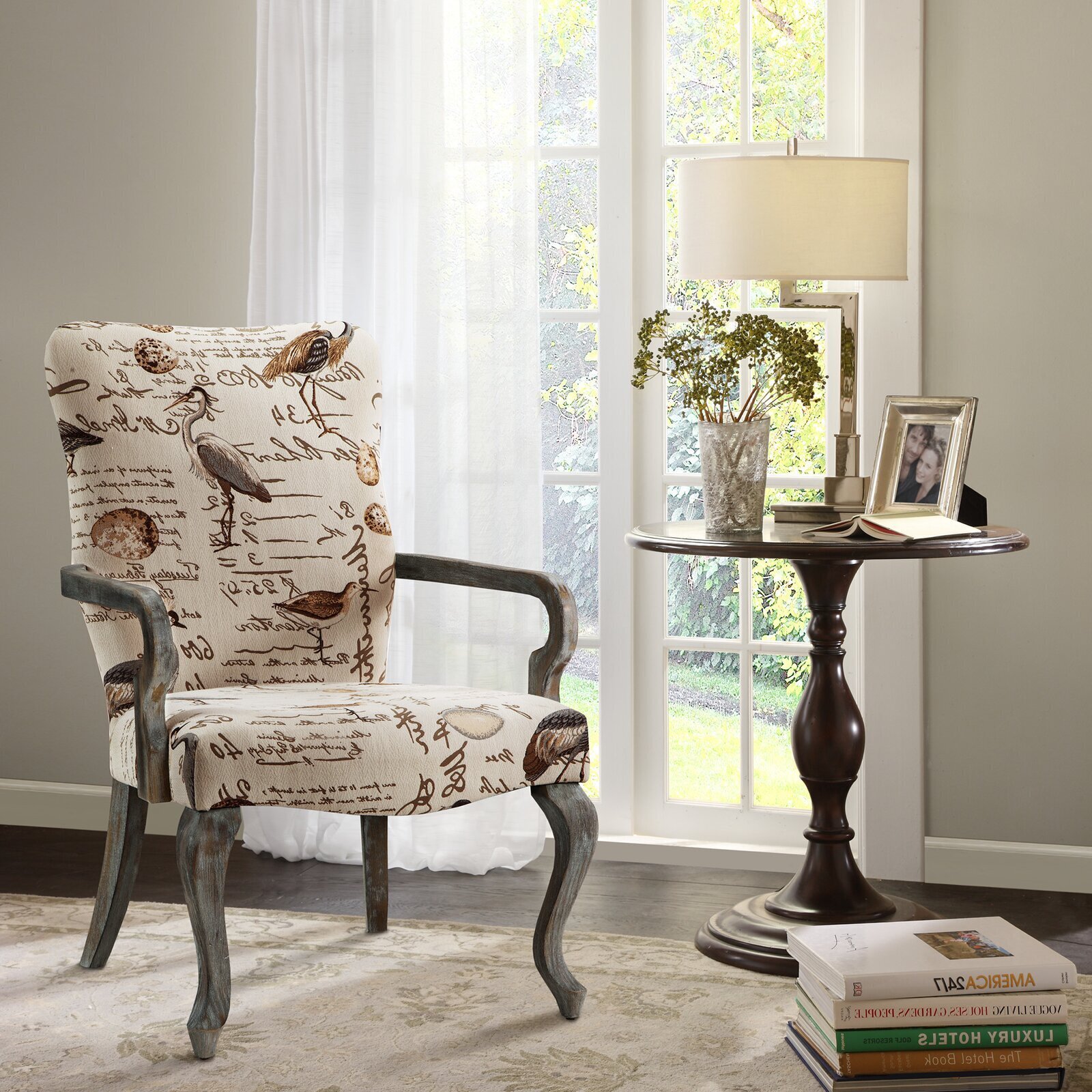 Handwriting Patterned Chair