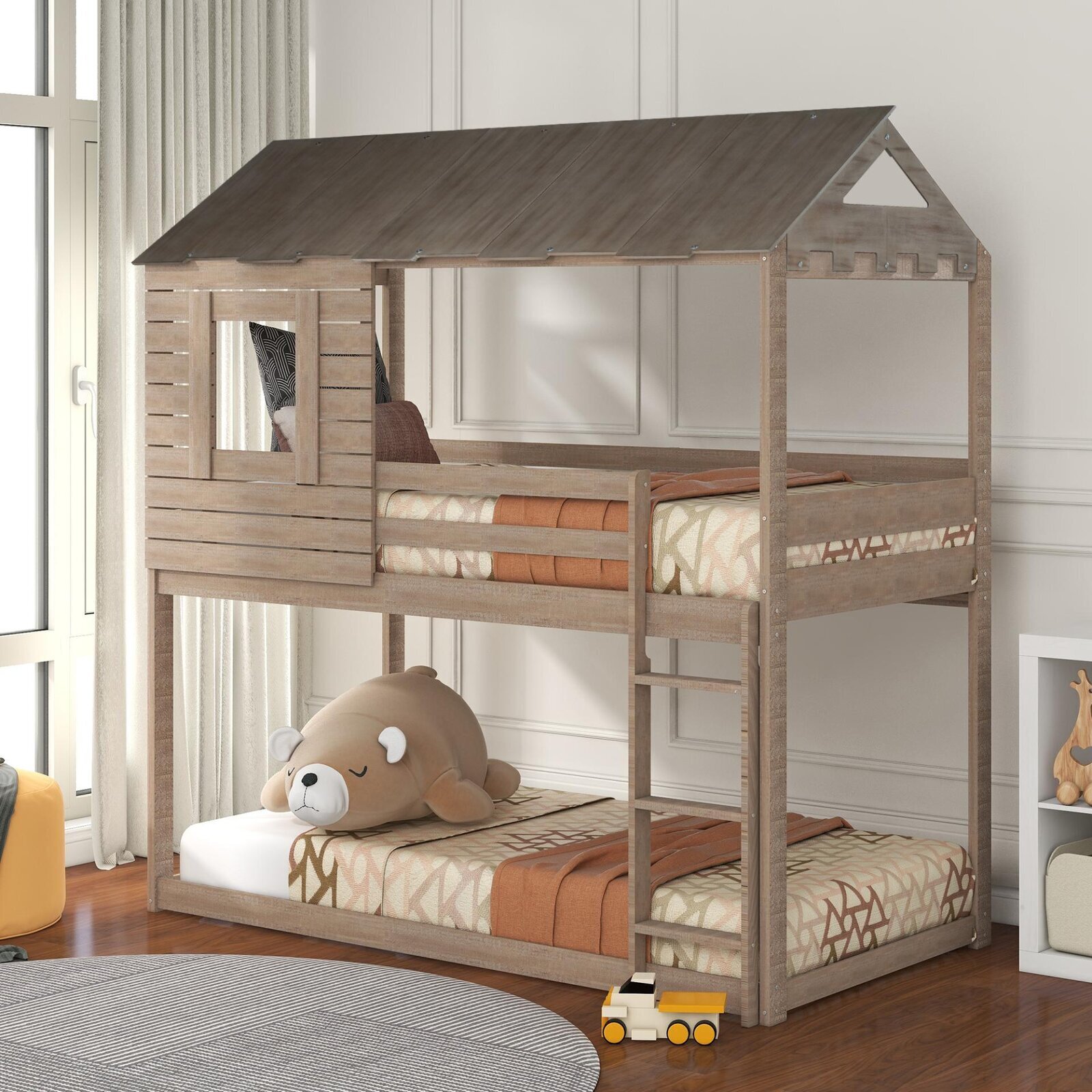 House Style Western Bunk Bed