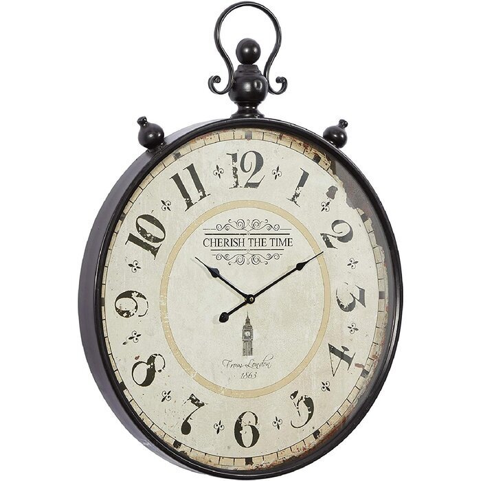 Industrial Pocket Watch Wall Clock