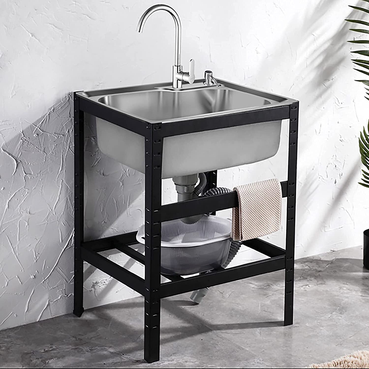 Industrial Style Laundry Sink