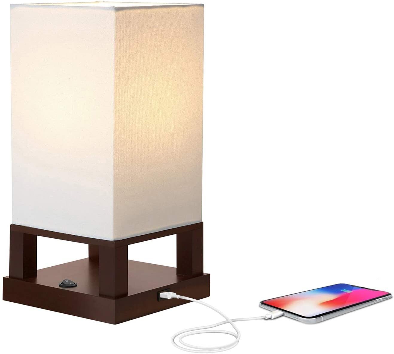 Japanese Modern Lamp with USB Port