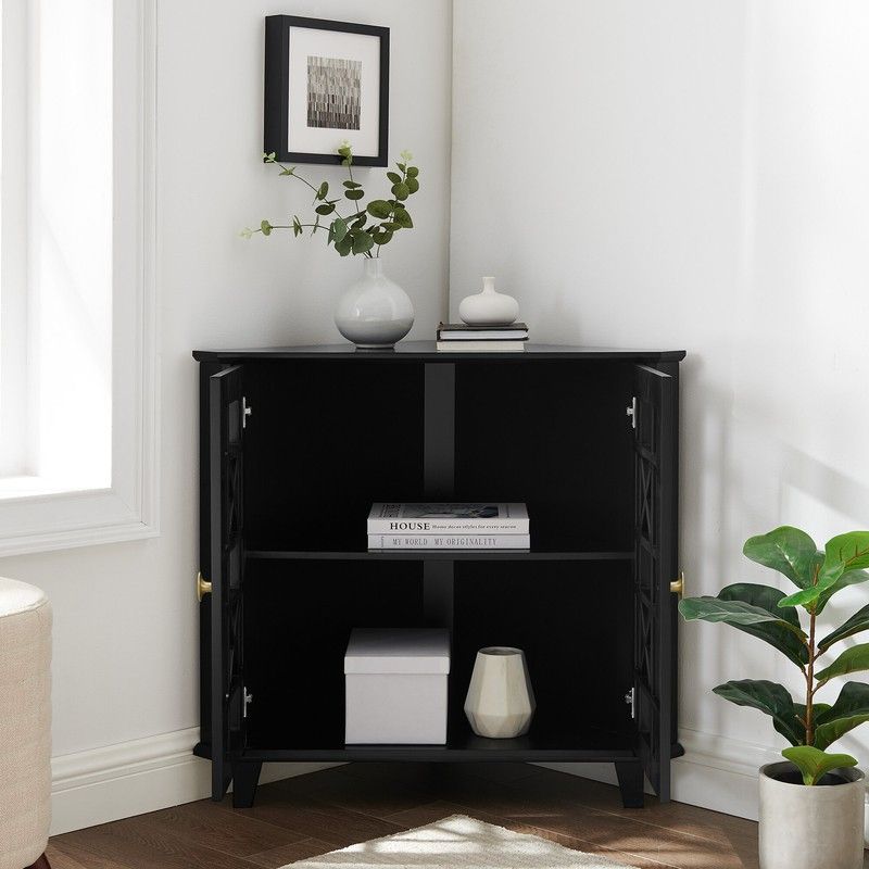 black corner dresser Unikito Corner Dresser with Clothes Rack, 70'' Tall Dresser with LED Lights and Power Outlets