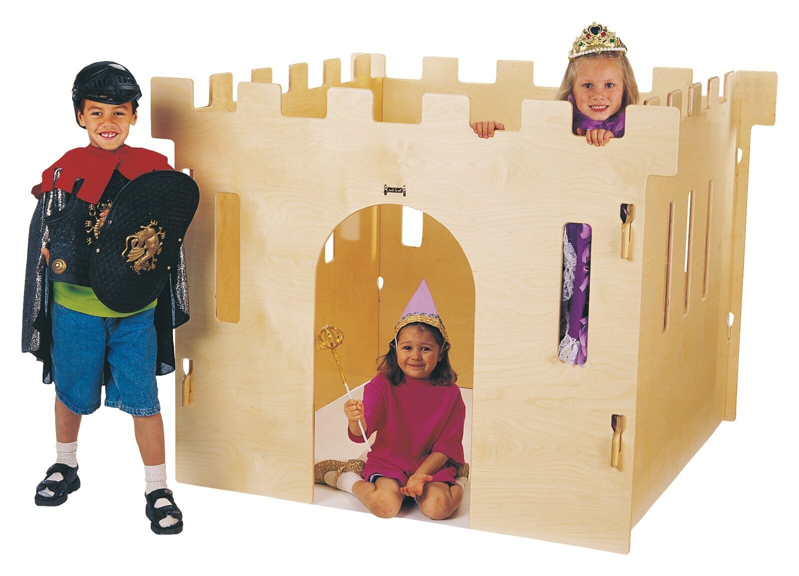 Jonti Craft® 5’ × 4’9” Indoor Wood Playhouse