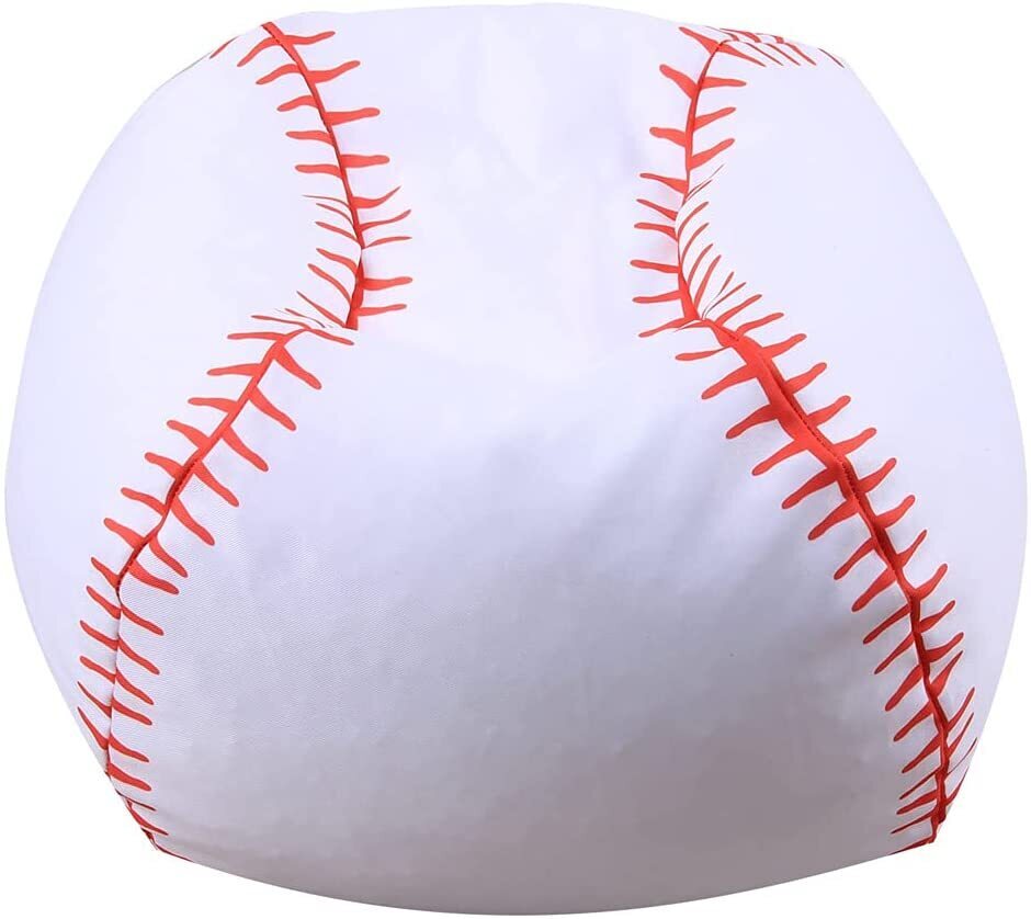 Kids Baseball Bean Bag Chair With Storage 
