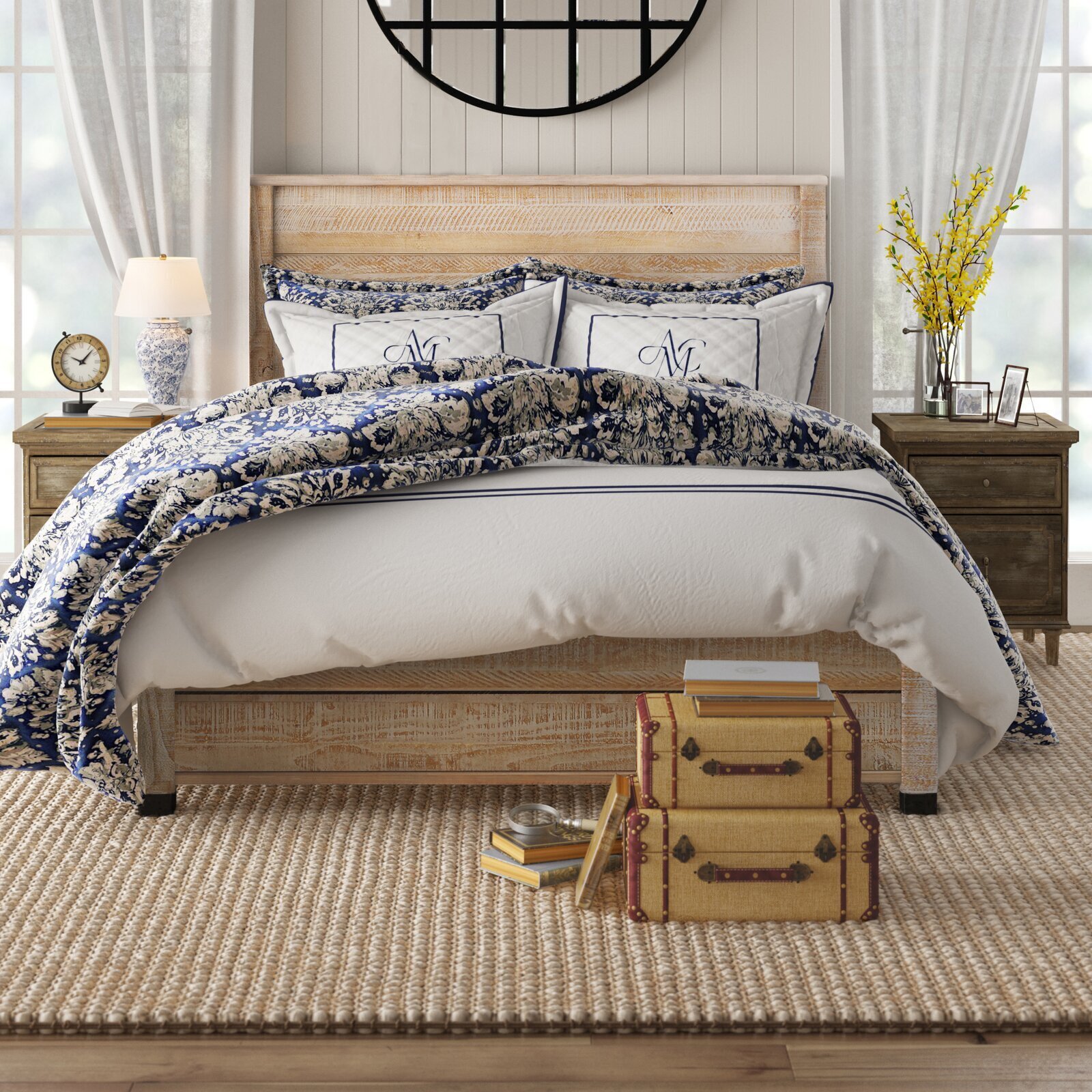 Knotty Pine Bedroom Furniture Set
