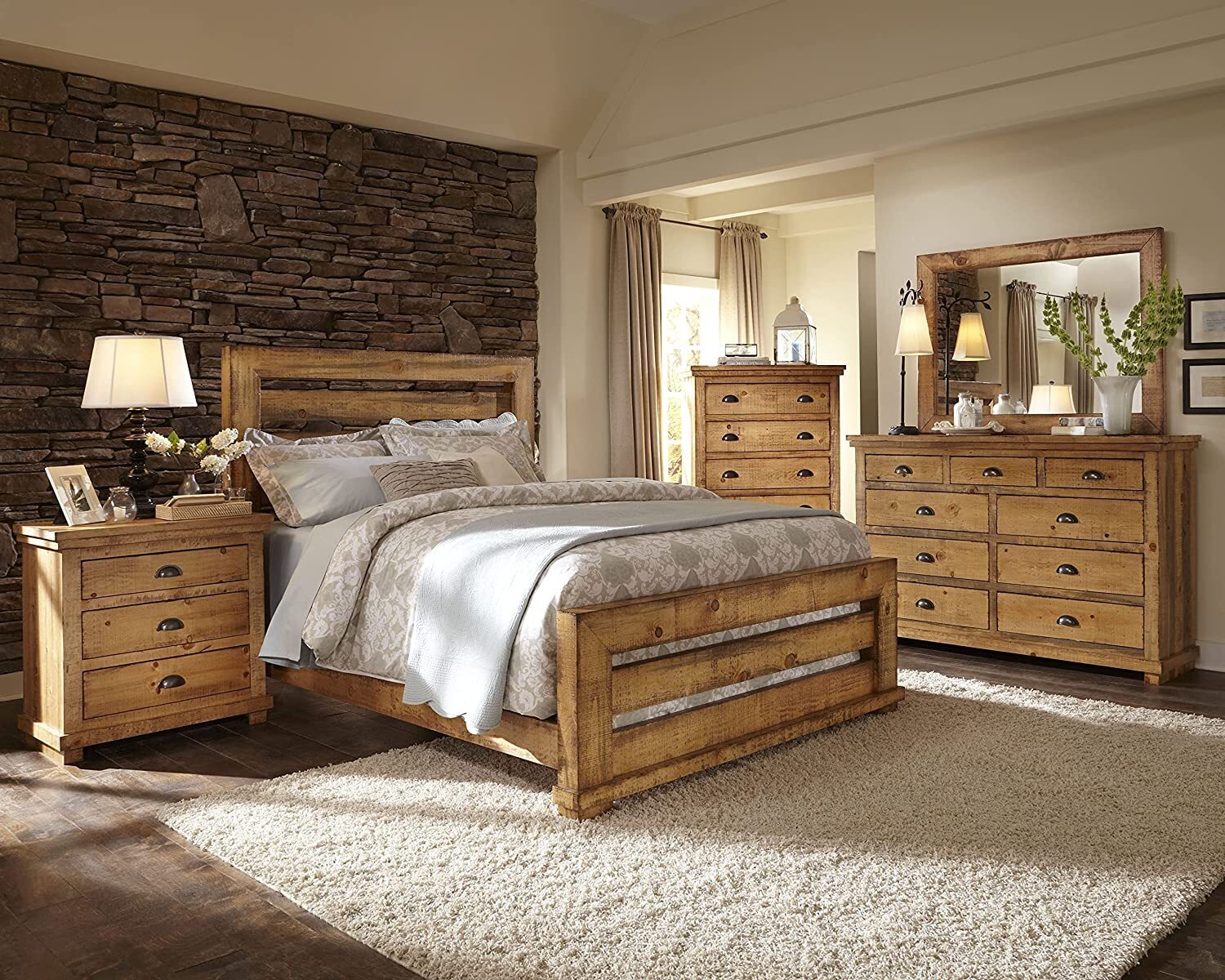 Knotty Pine Bedroom Furniture