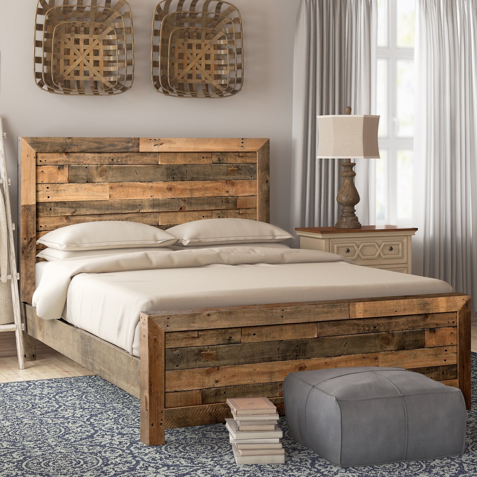 Knotty Pine Three piece Bedroom Set