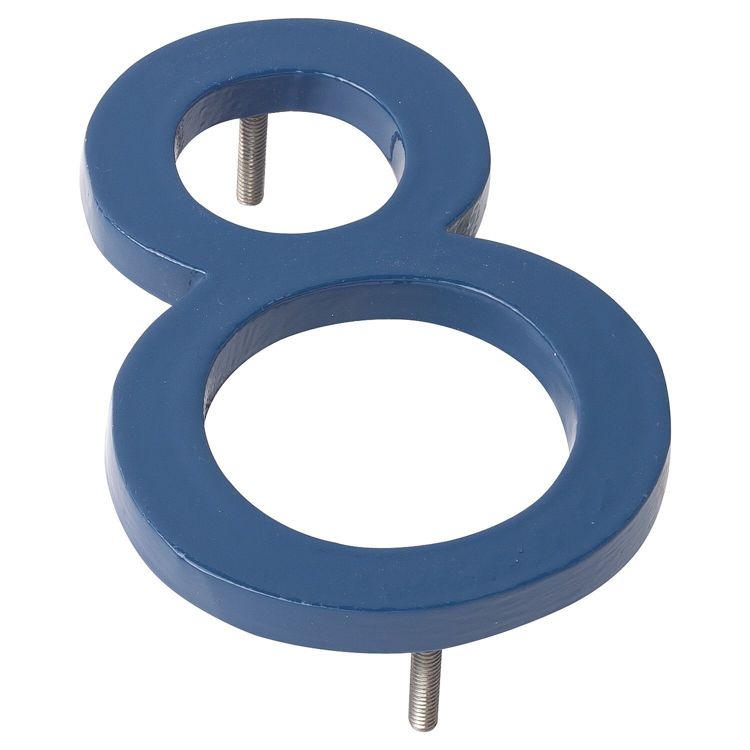 Large house numbers in a sans serif font