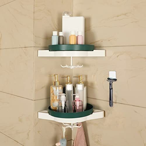 Large Round Corner Shower Shelf