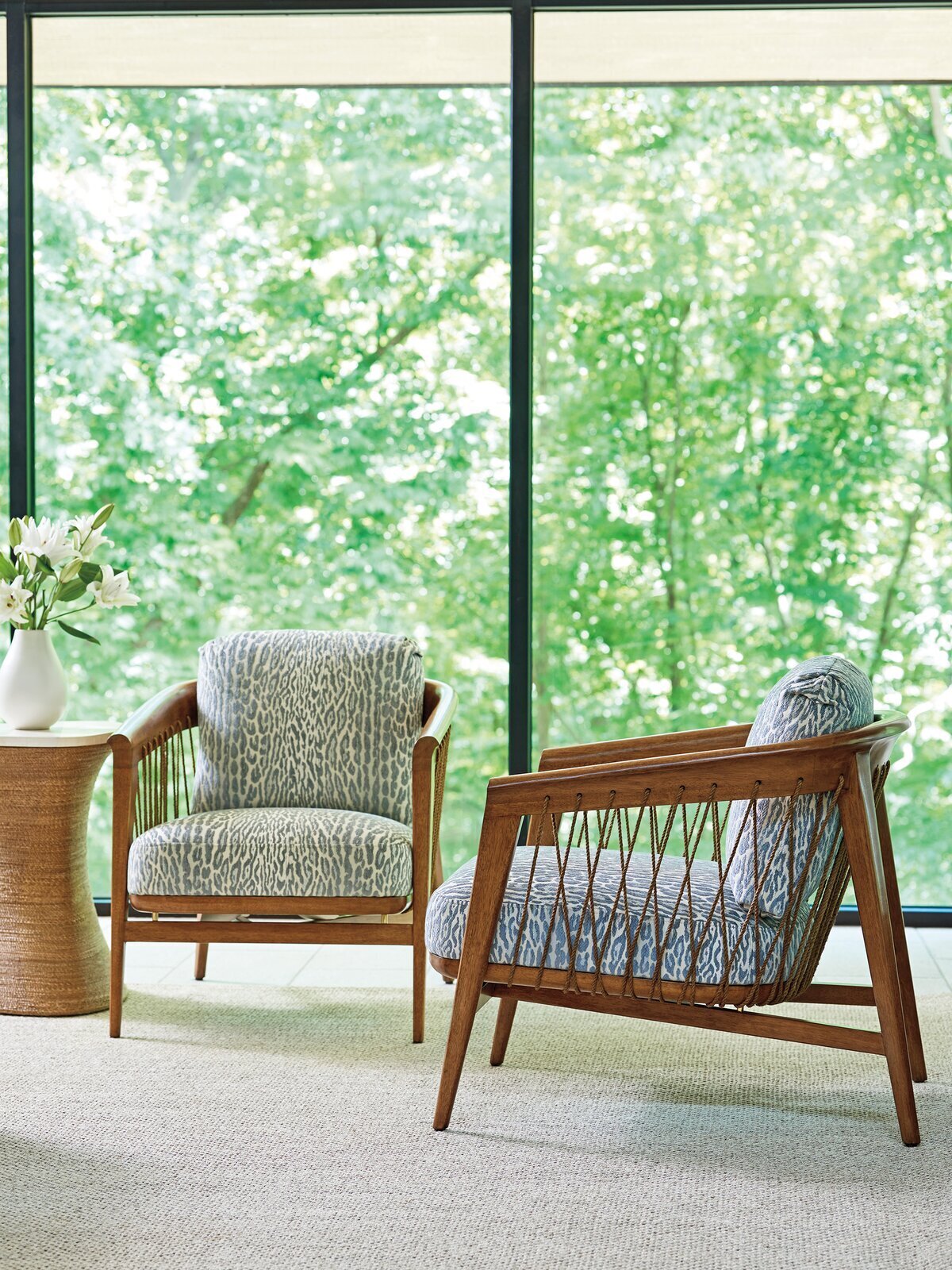 Leopard Print Chair With Strings