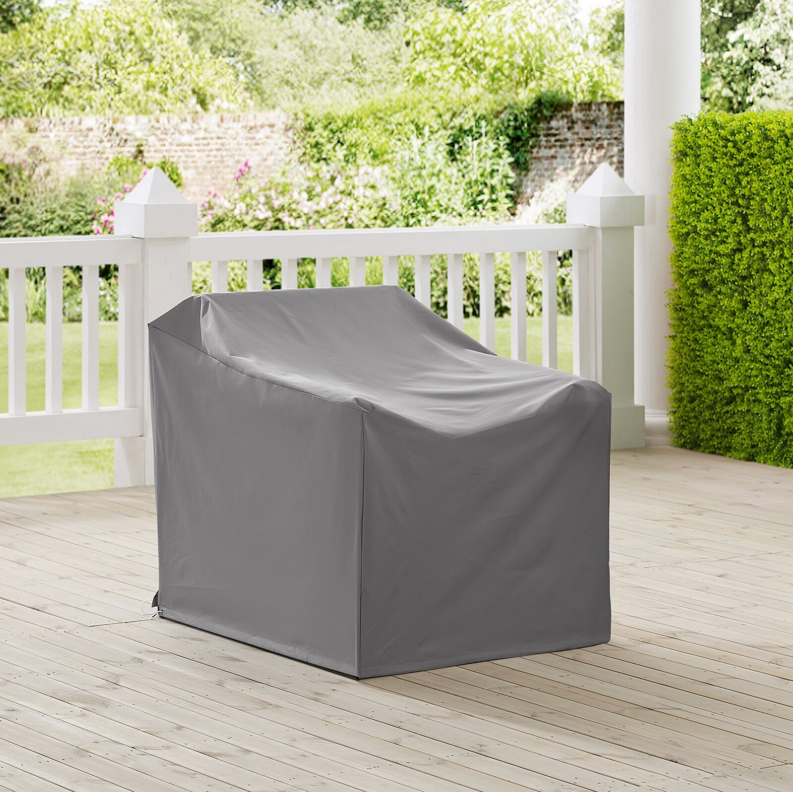 Lightweight Grey Vinyl Plastic Cover 