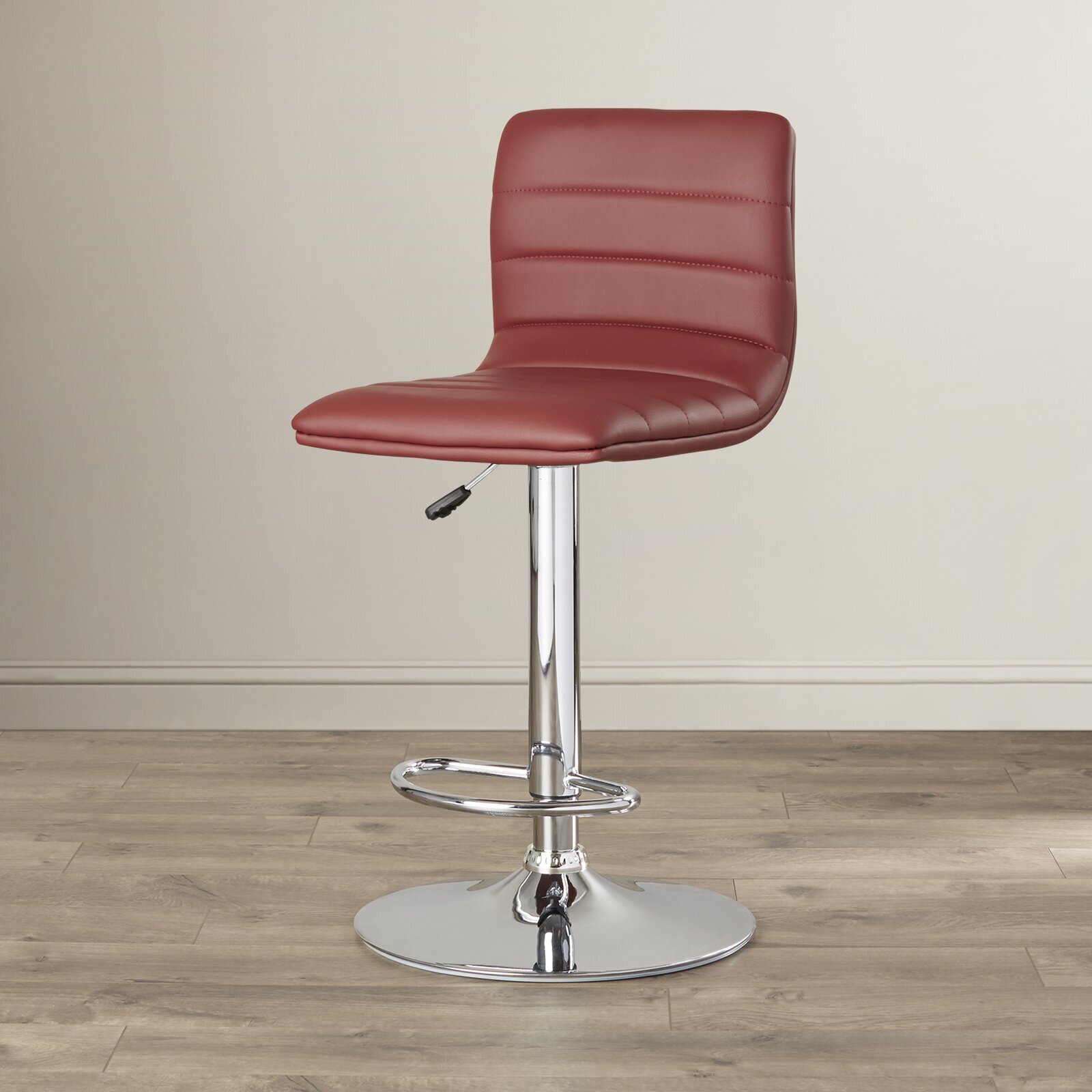 Lined Contemporary Bar Stool