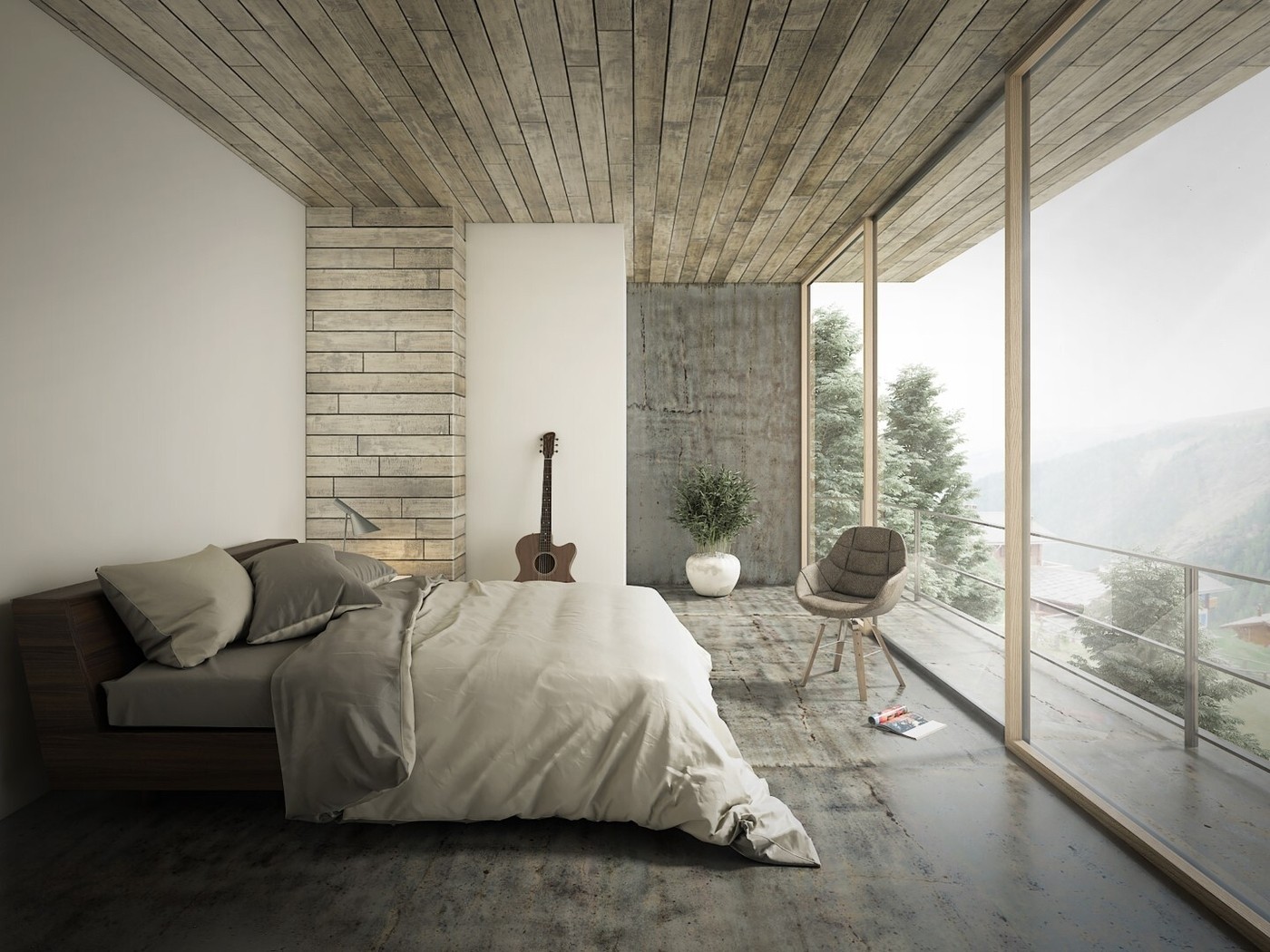 Loft Style Bedroom