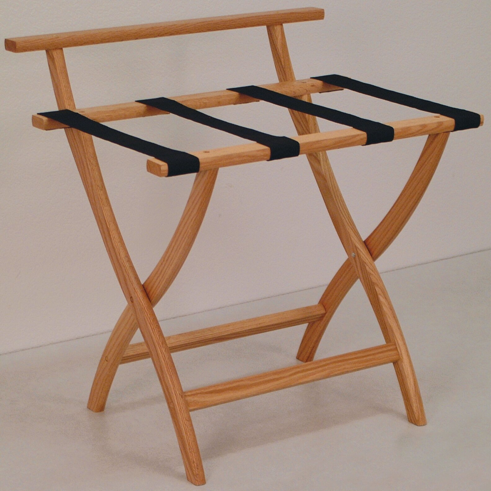 Luggage Rack with Wall Rail