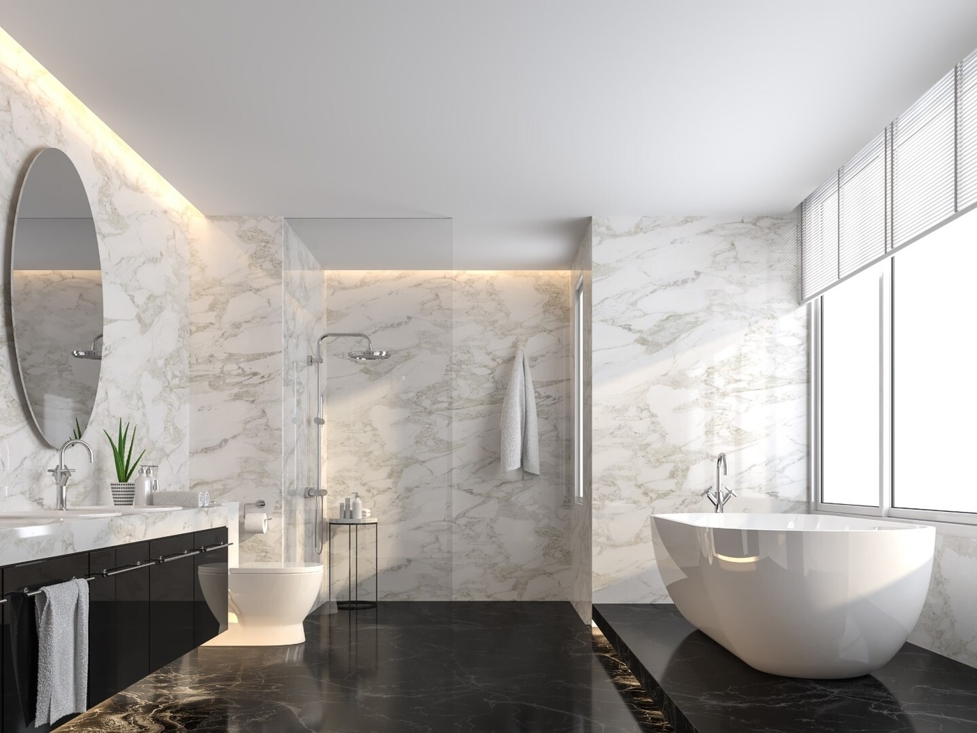 Luxurious bathroom