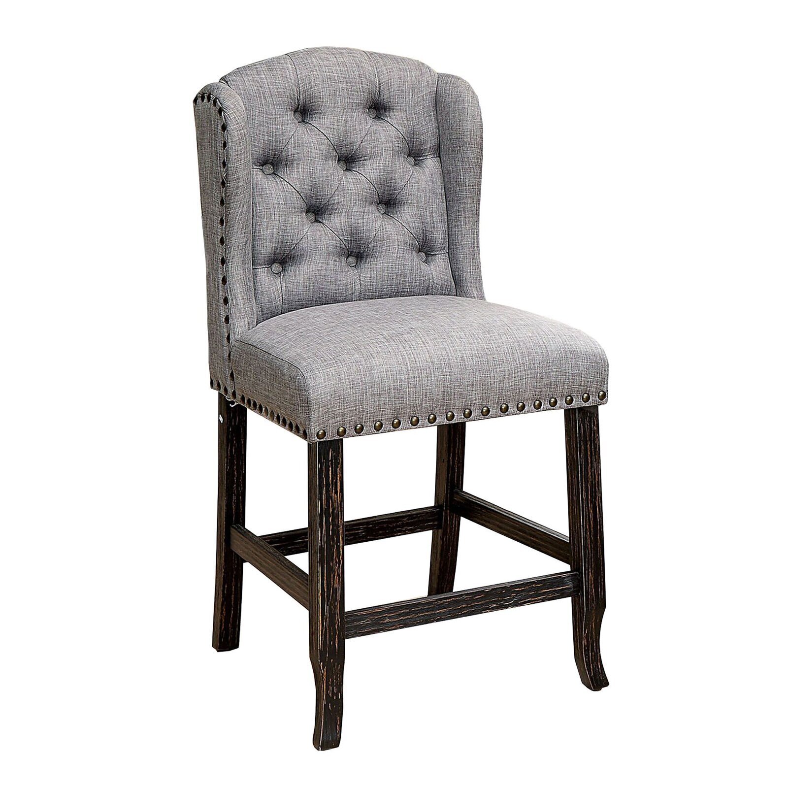 Maple Counter Stools with Wingback