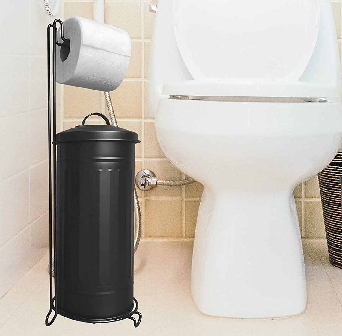 Unique Free Standing Toilet Paper Holder