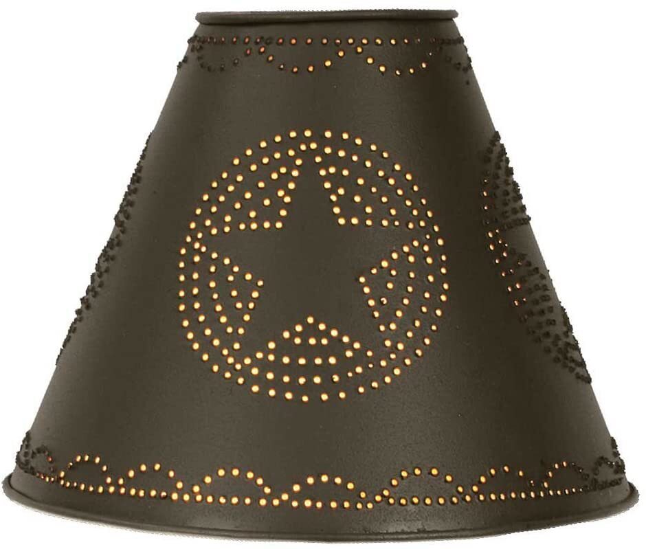 Metal southwestern lamp shade