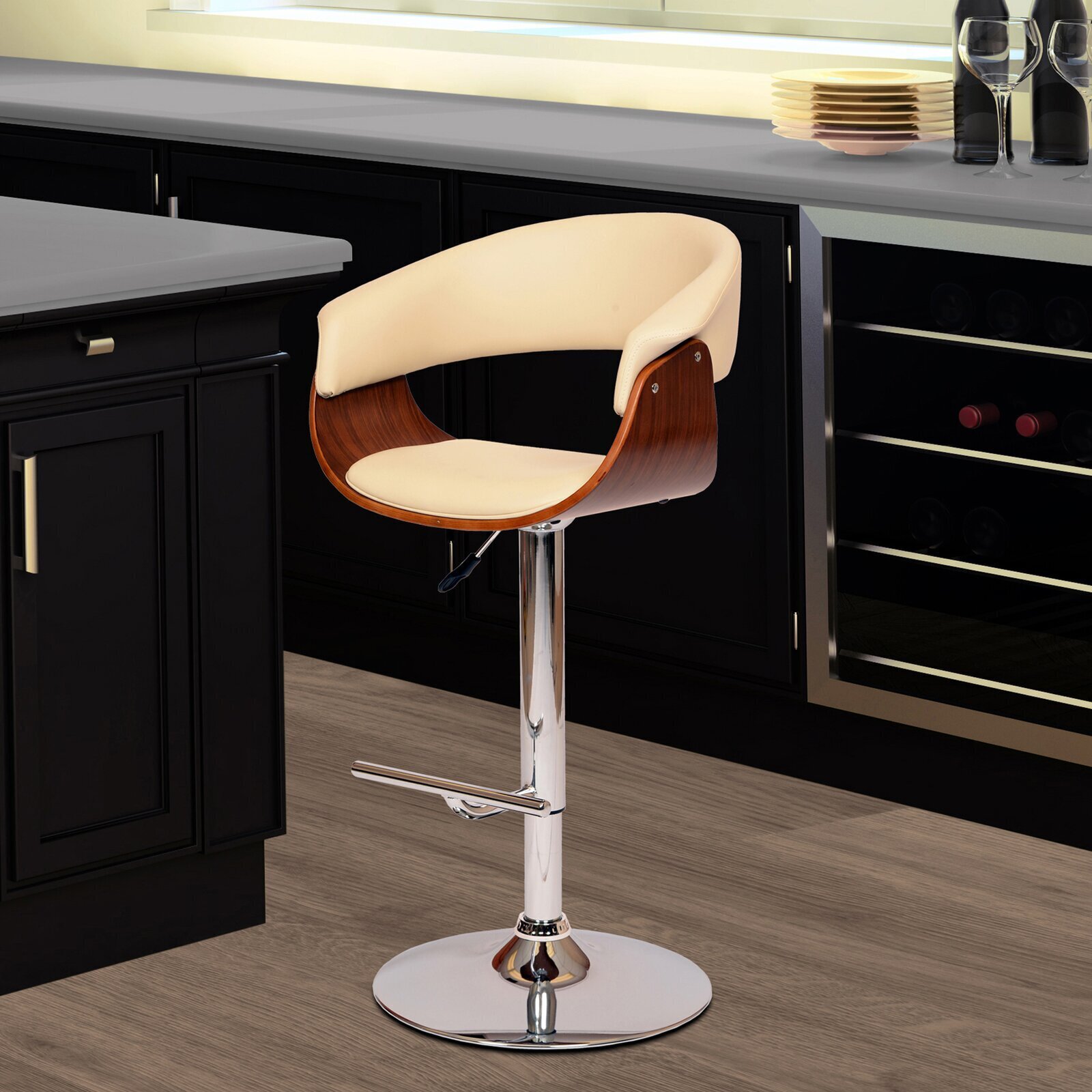 Mid Century Contemporary Barstool