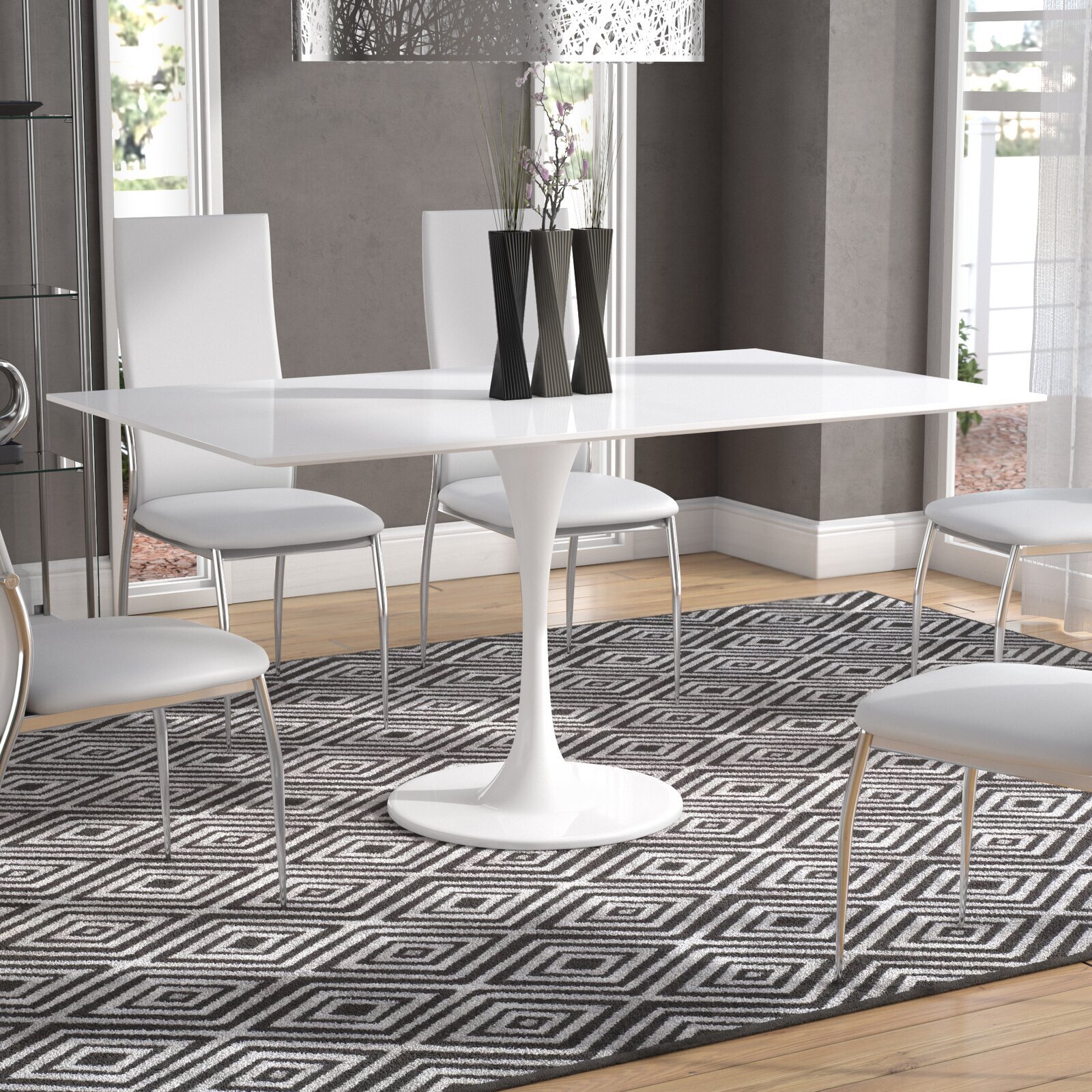 Mid Century Modern Large Dining Table