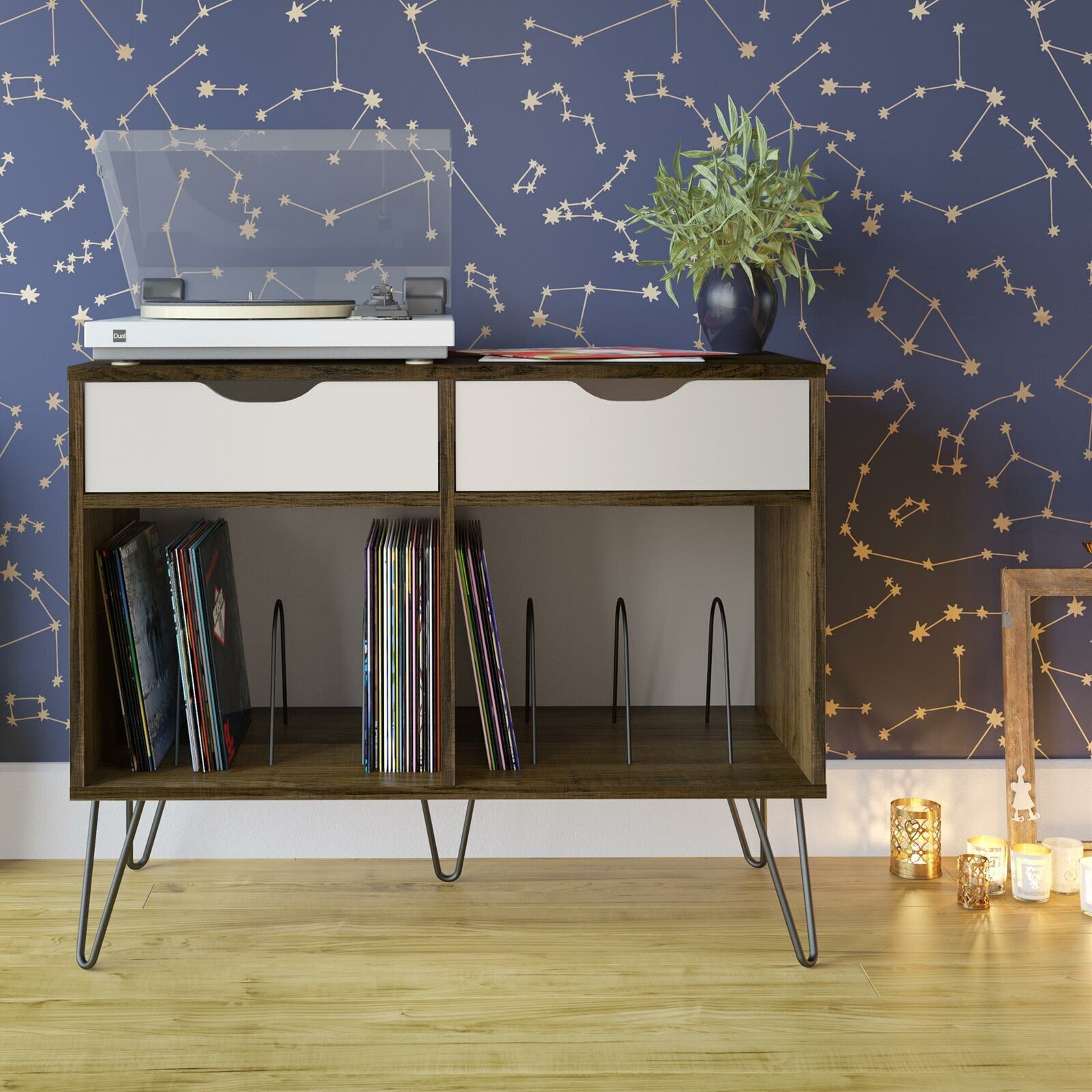 Midcentury Audio Rack Stand