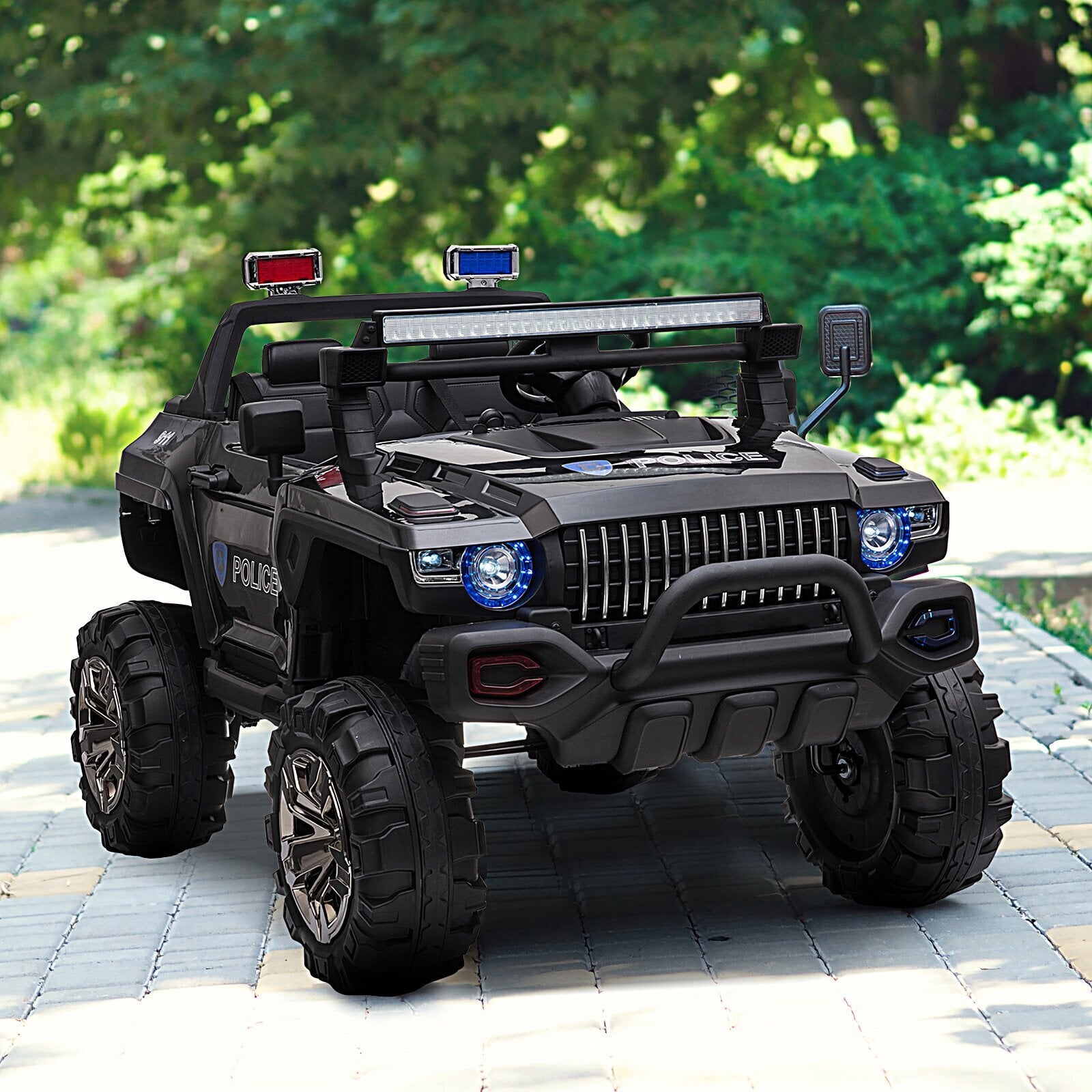 Miniature Power Wheels Police Truck 