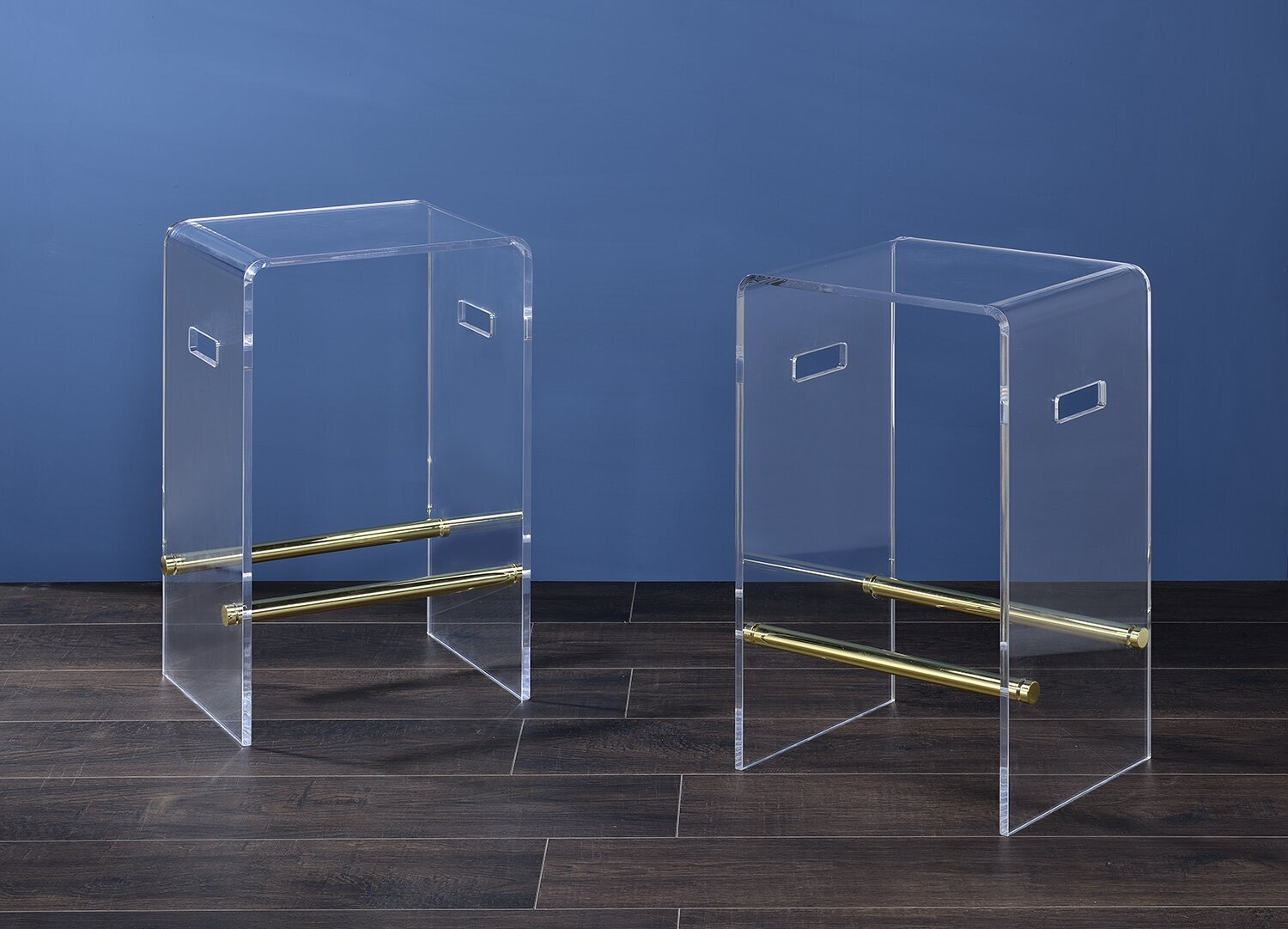 Minimalist ghost bar stools