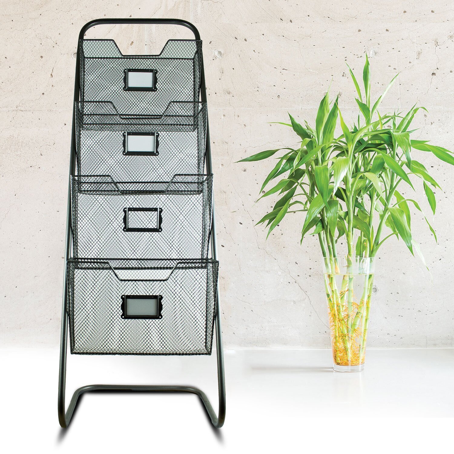 Minimalistic Industrial Freestanding Rack
