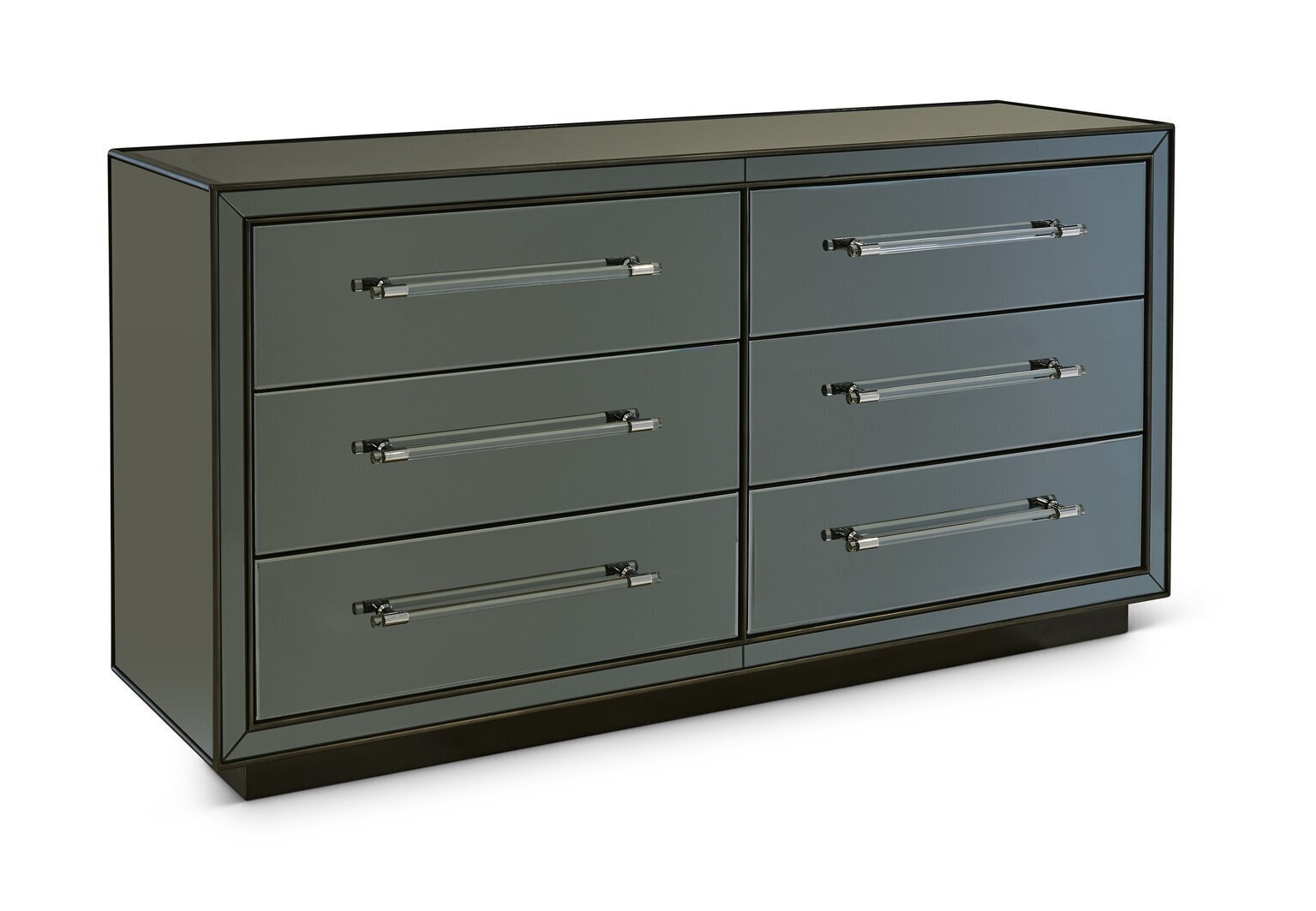 Mirrored Deep Drawer Chest