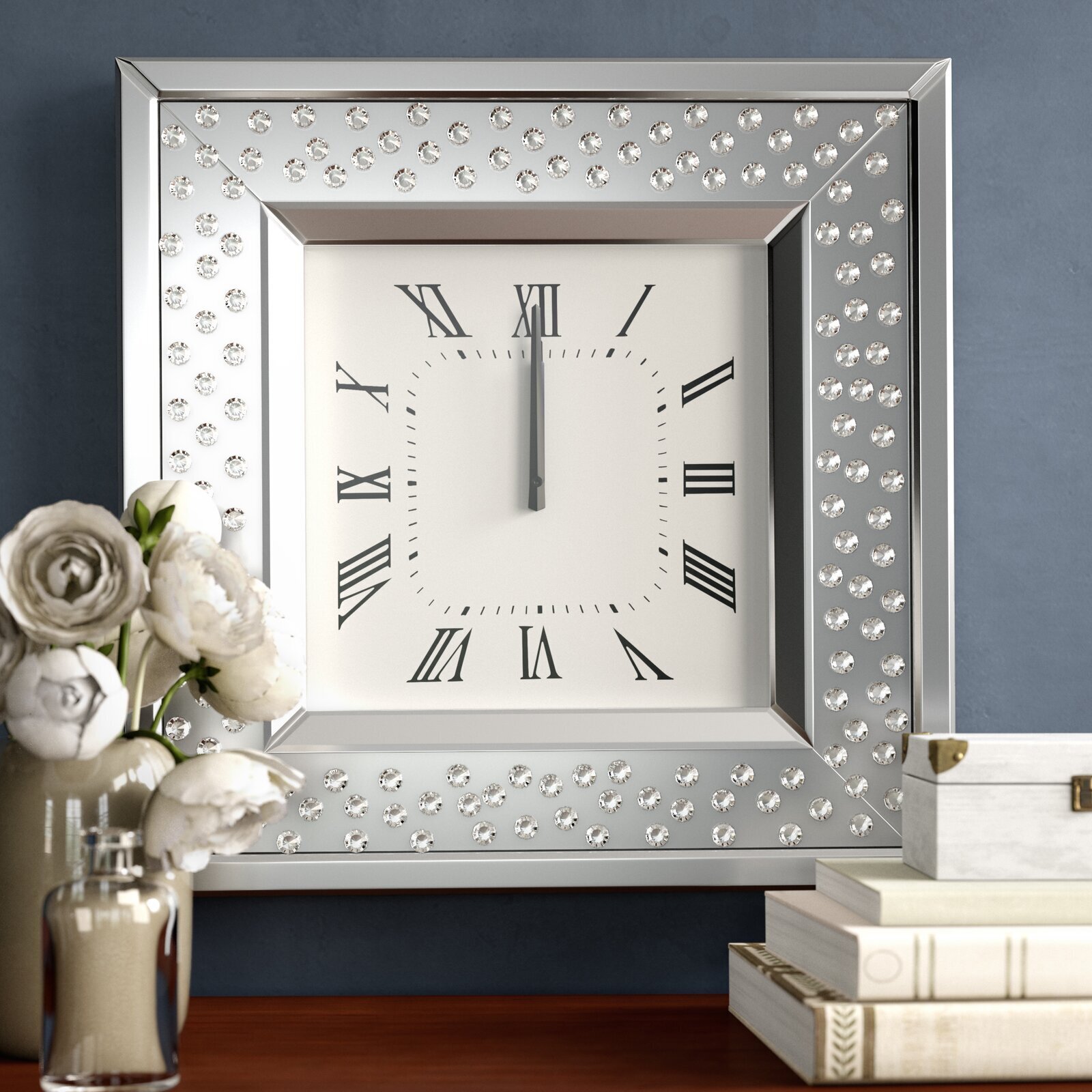 Mirrored Wall Clock