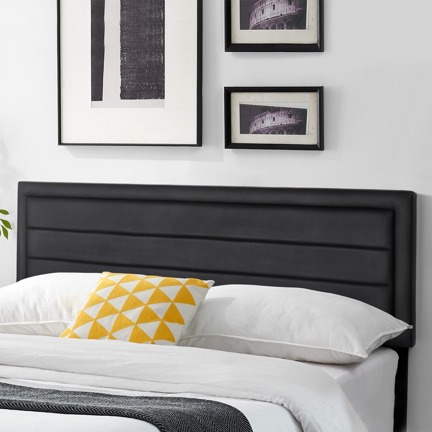 Modern Black Headboard