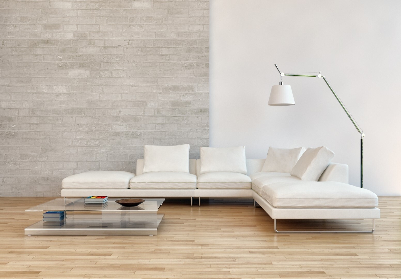 Modern, bright interiors