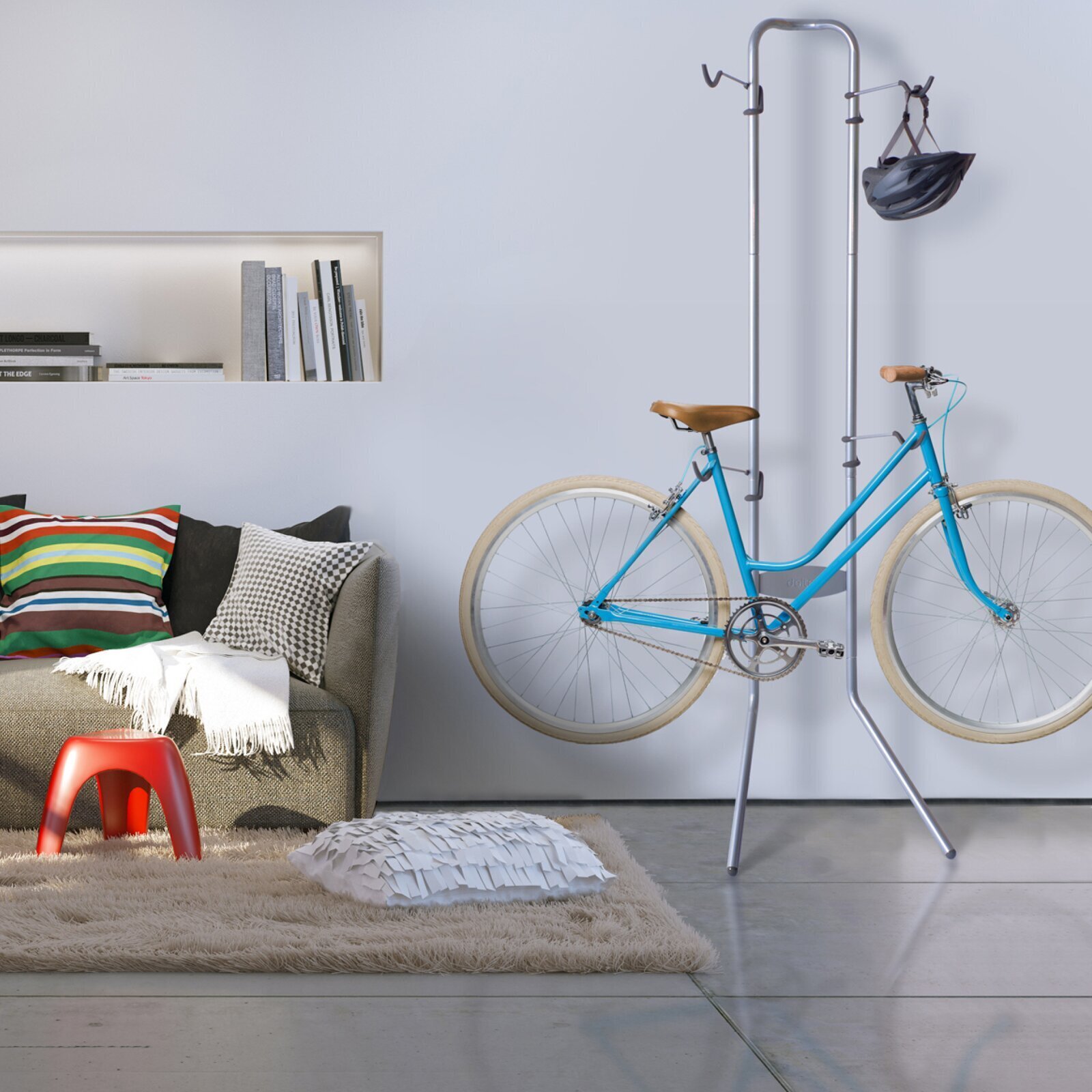 Modern Free Standing Bike Rack For Indoors